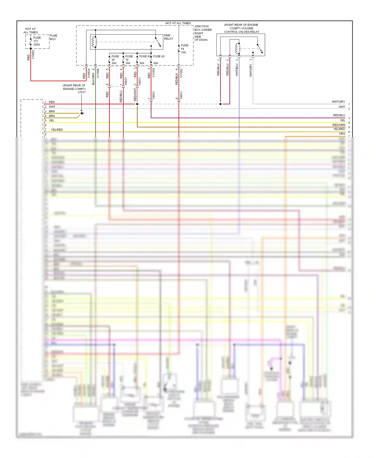 Wiring diagram blk/yel for BMW X6 E71 facelift (2012-2014) (9 of 27)