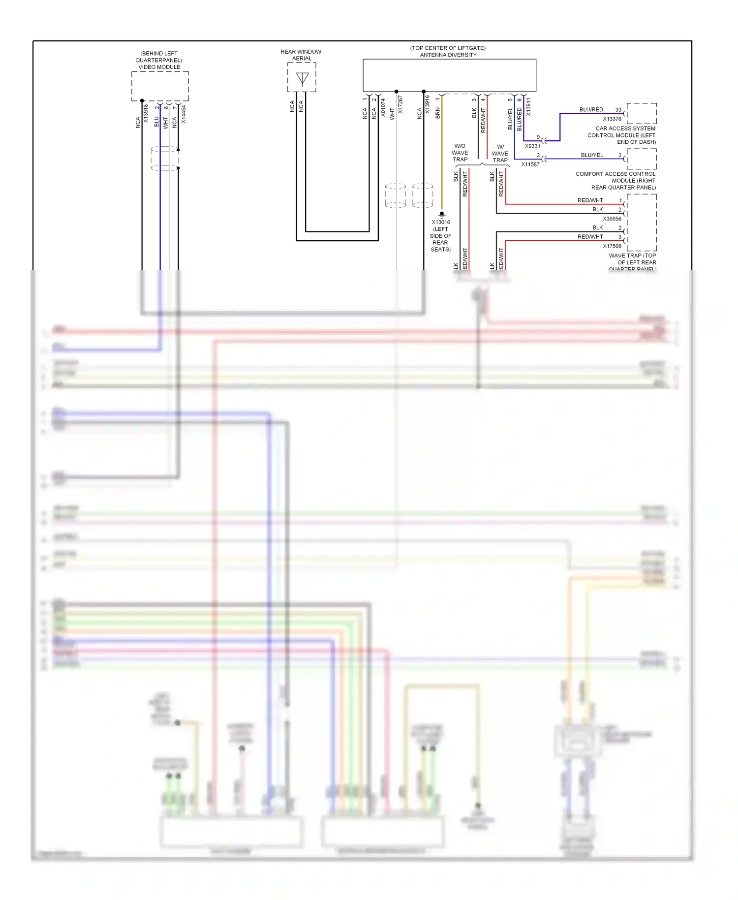 Wiring diagram blu/brn for BMW X6 E71 facelift (2012-2014) (36 of 43)