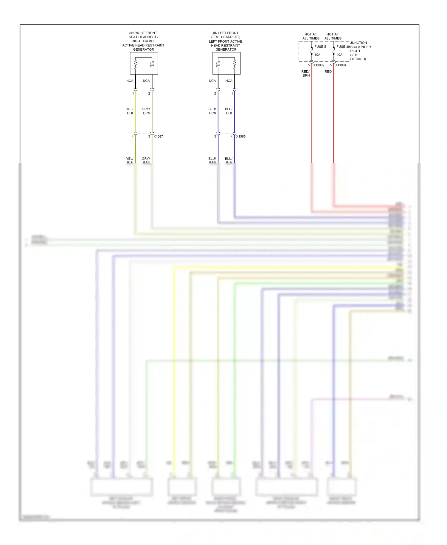 Wiring diagram blu/brn for BMW X6 E71 facelift (2012-2014) (38 of 43)