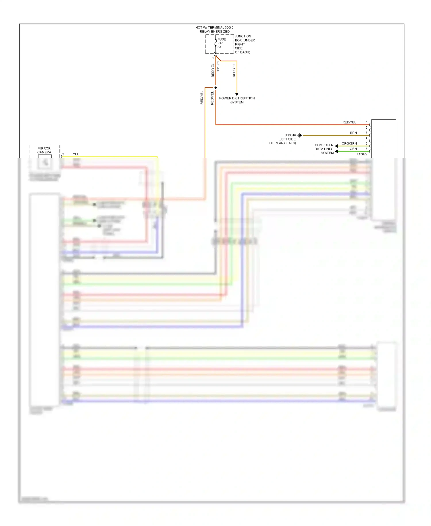Wiring diagram brn for BMW X6 E71 facelift (2012-2014) (81 of 131)