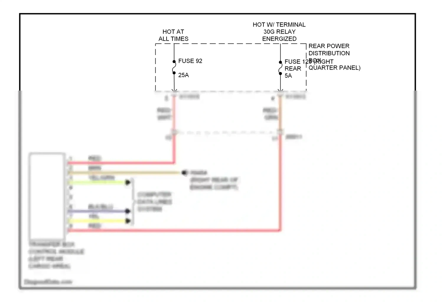 Wiring diagram brn for BMW X6 E71 facelift (2012-2014) (121 of 131)