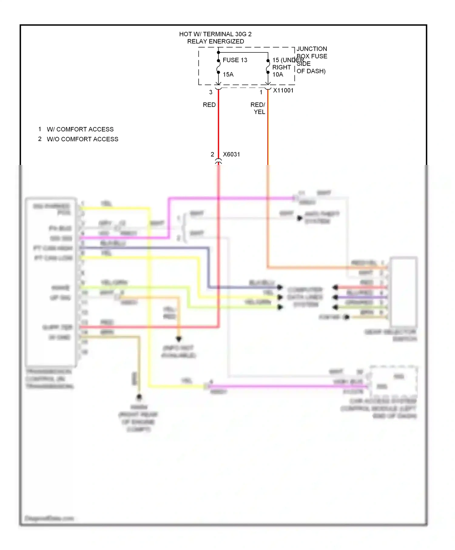Wiring diagram brn for BMW X6 E71 facelift (2012-2014) (111 of 131)