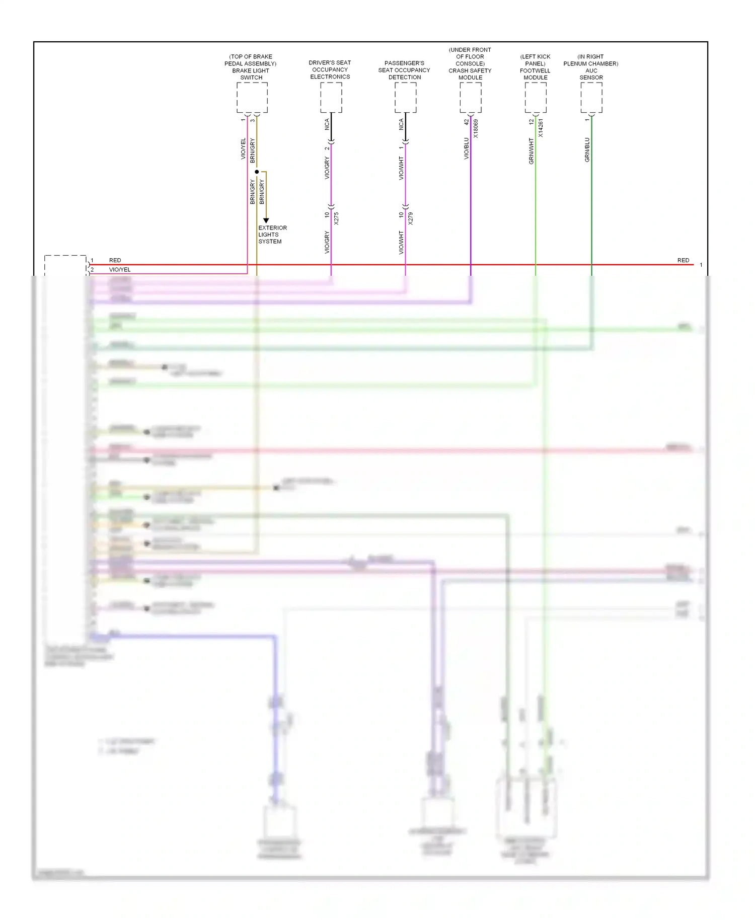 Wiring diagram brn/blk for BMW X6 E71 facelift (2012-2014) (1 of 50)
