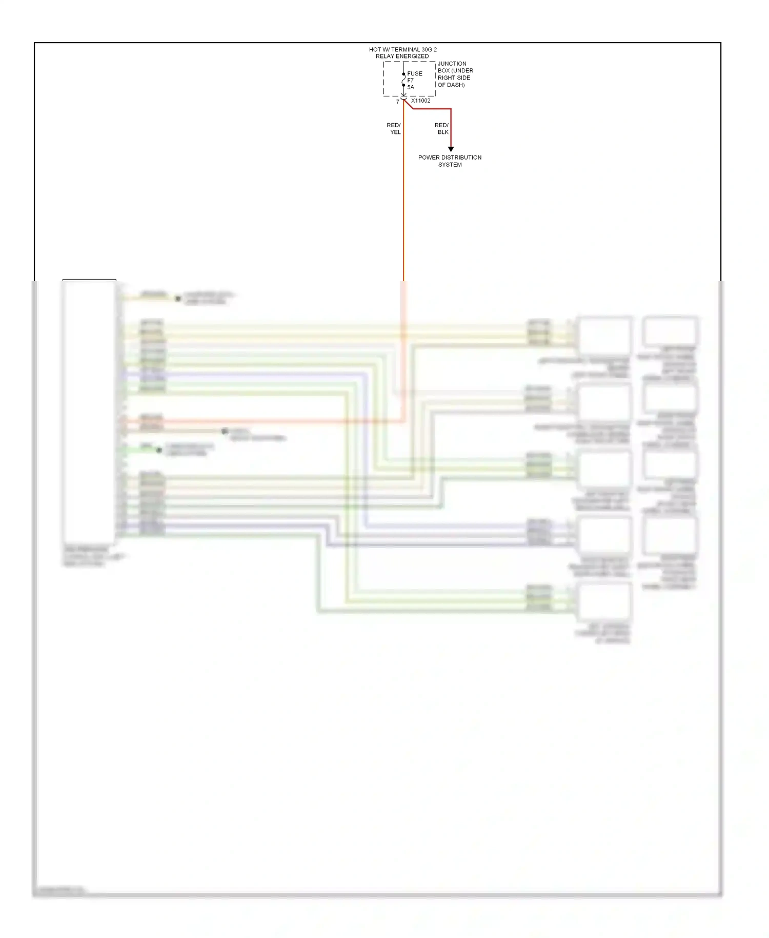 Wiring diagram brn/grn for BMW X6 E71 facelift (2012-2014) (19 of 20)