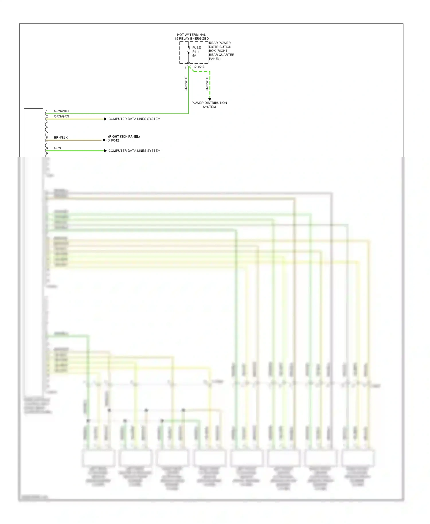 Wiring diagram brn/yel for BMW X6 E71 facelift (2012-2014) (18 of 25)