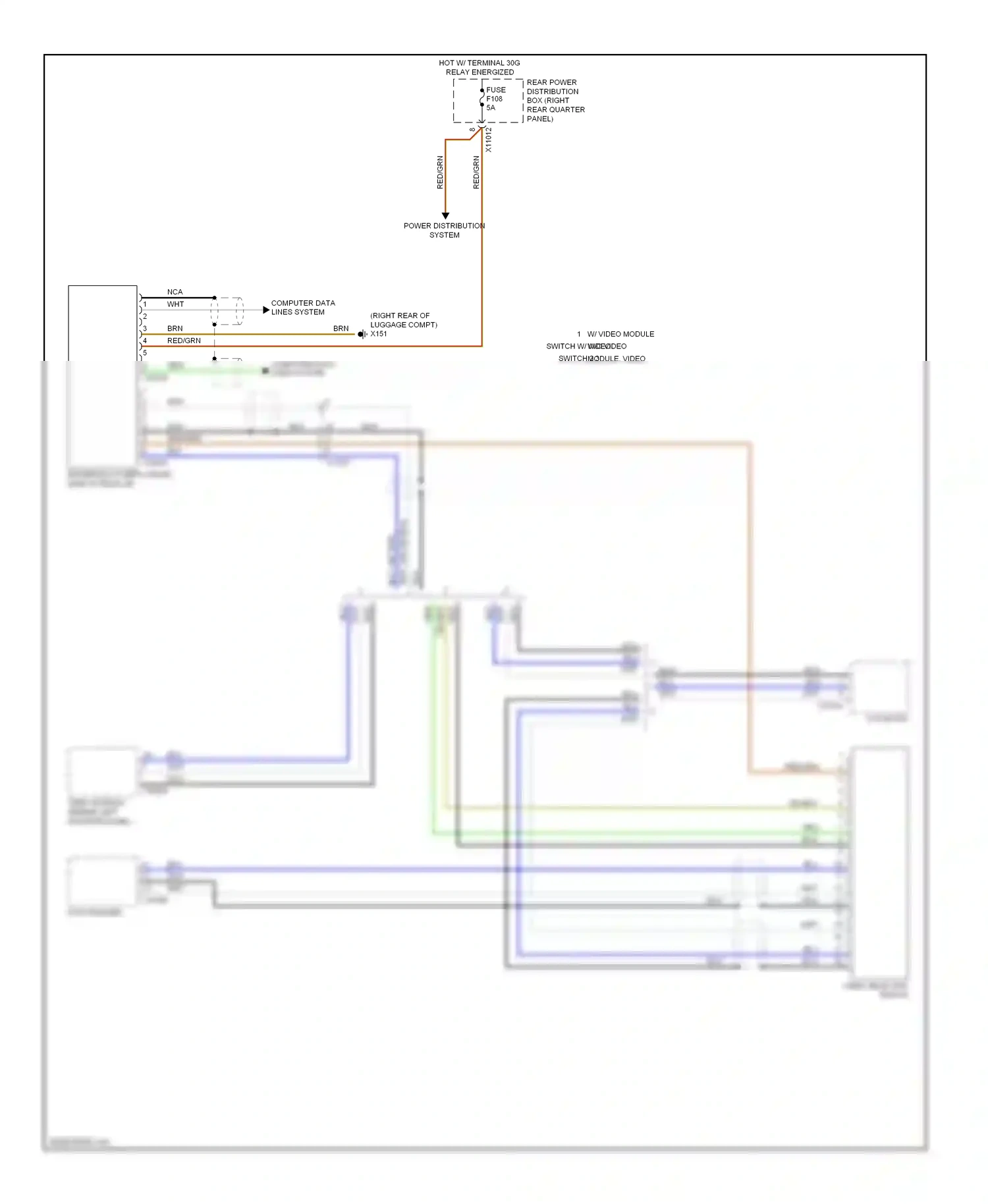 Wiring diagram ccc/m-ask for BMW X6 E71 facelift (2012-2014) (6 of 7)