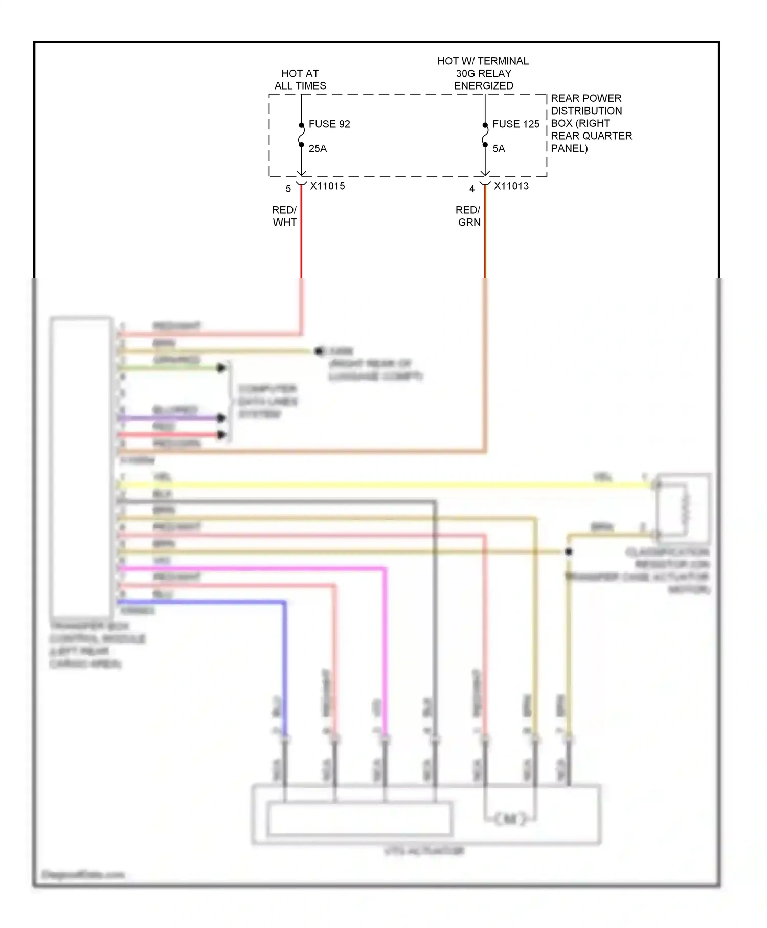 Wiring diagram computer data lines system for BMW X6 E71 facelift (2012-2014) (82 of 87)