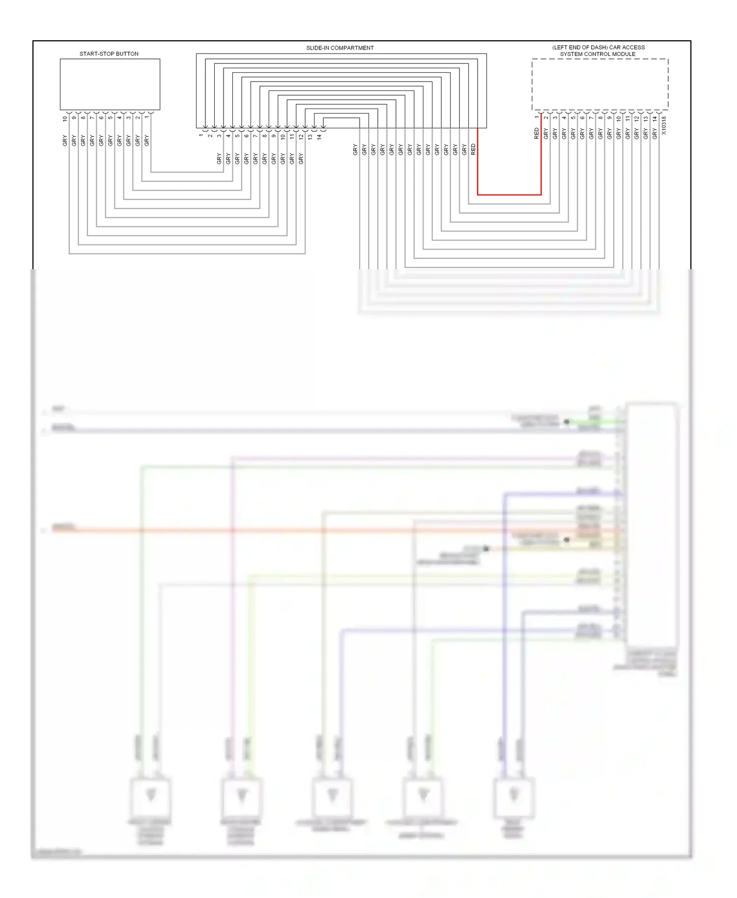 Wiring diagram gry/vio for BMW X6 E71 facelift (2012-2014) (1 of 21)