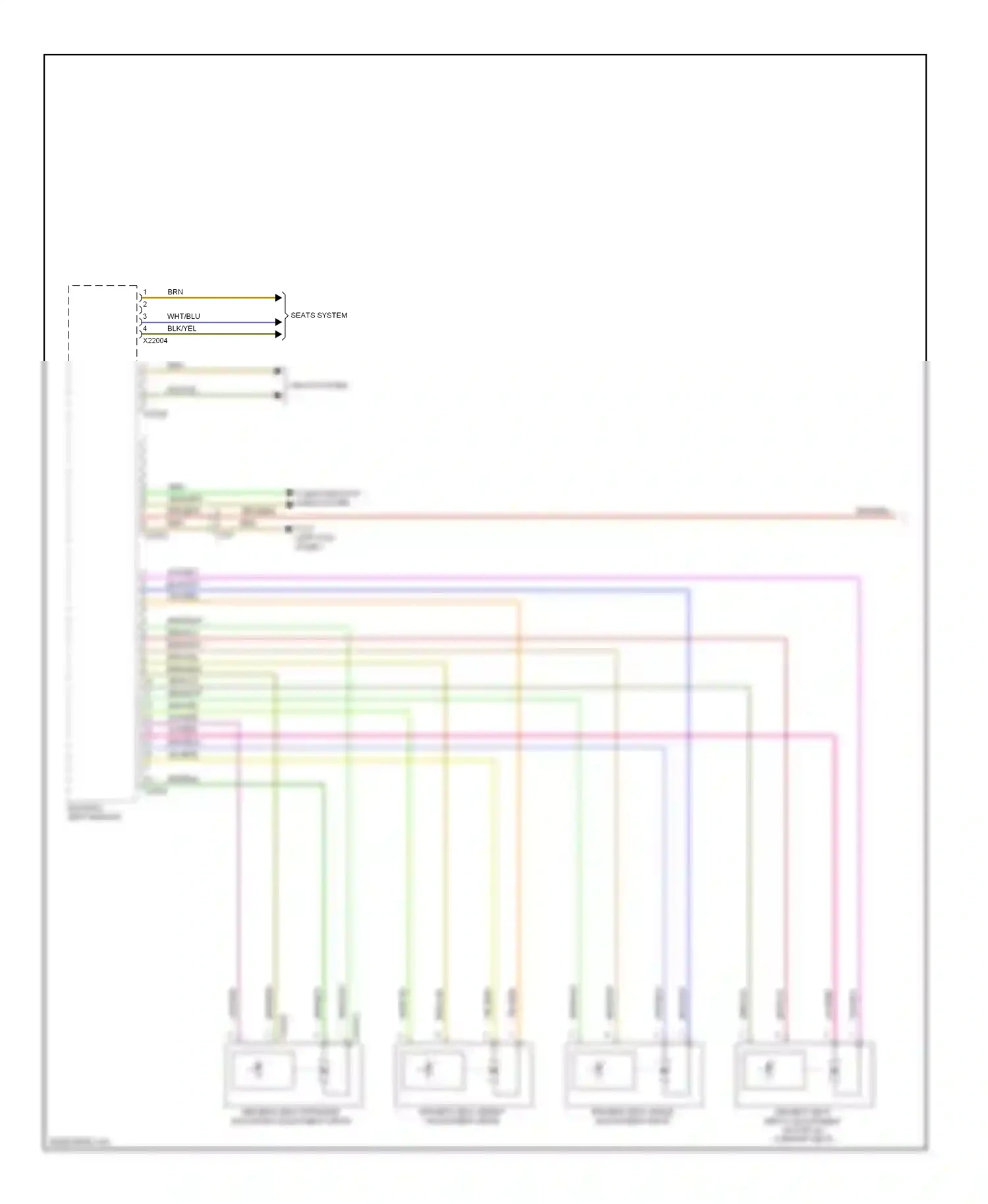 BMW X6 E71 facelift (2012-2014) (left kick panel) wiring diagram  (34 of 53)