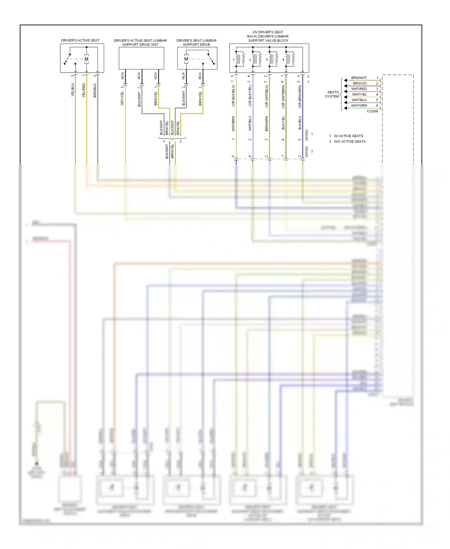 BMW X6 E71 facelift (2012-2014) (left kick panel) wiring diagram  (33 of 53)