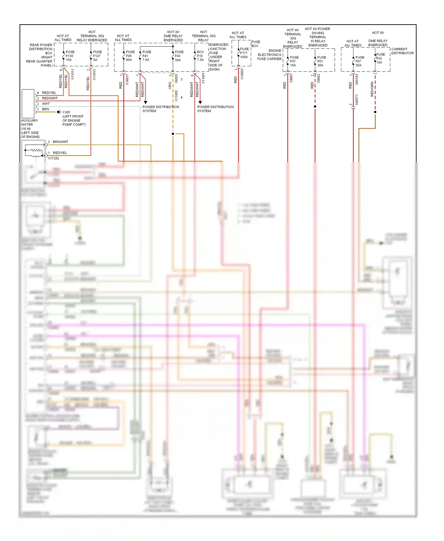 Wiring diagram red for BMW X6 E71 facelift (2012-2014) (23 of 94)
