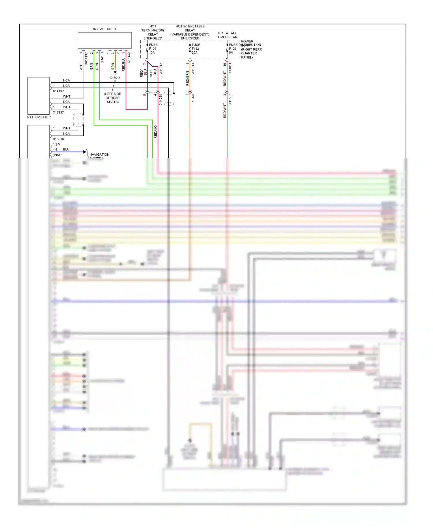 Wiring diagram red/blu for BMW X6 E71 facelift (2012-2014) (31 of 45)