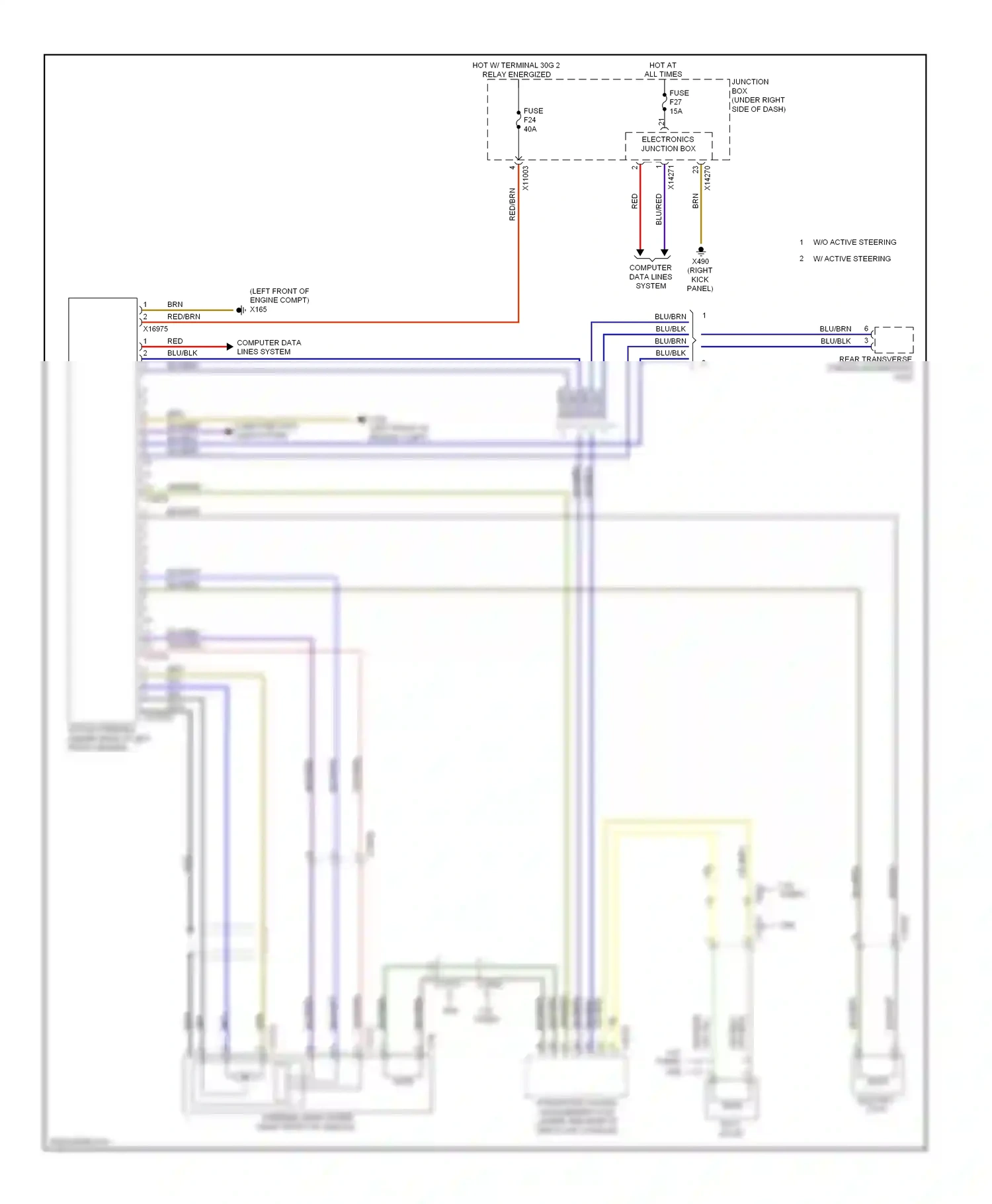 Wiring diagram wht/blk for BMW X6 E71 facelift (2012-2014) (9 of 36)