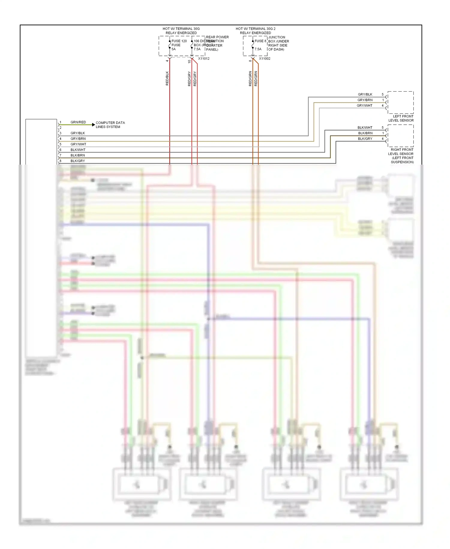 Wiring diagram wht/yel for BMW X6 E71 facelift (2012-2014) (8 of 43)