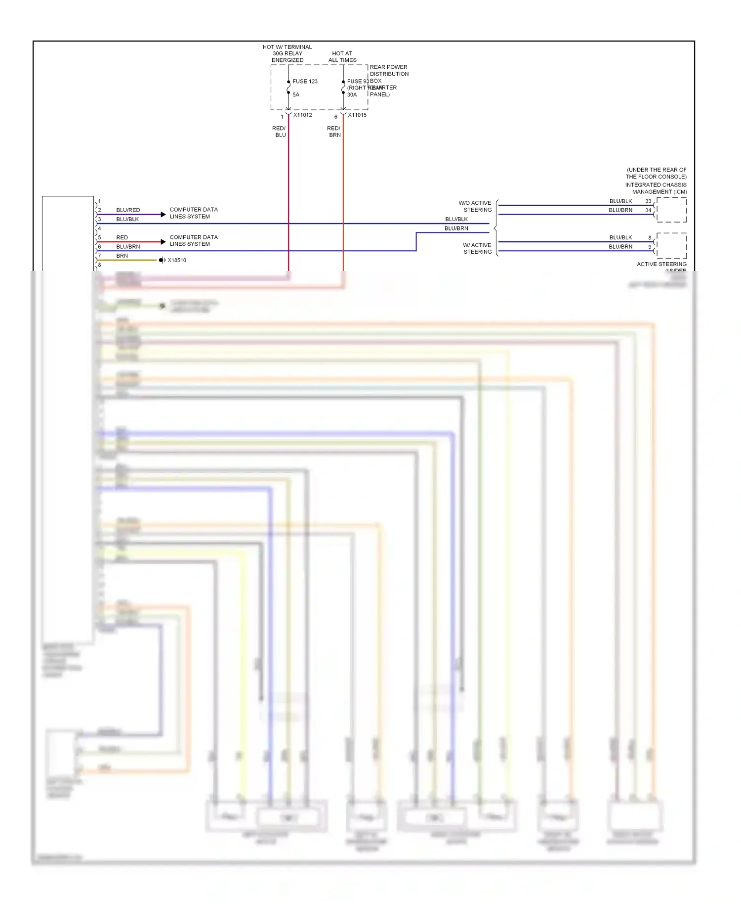 Wiring diagram yel/blu for BMW X6 E71 facelift (2012-2014) (21 of 33)