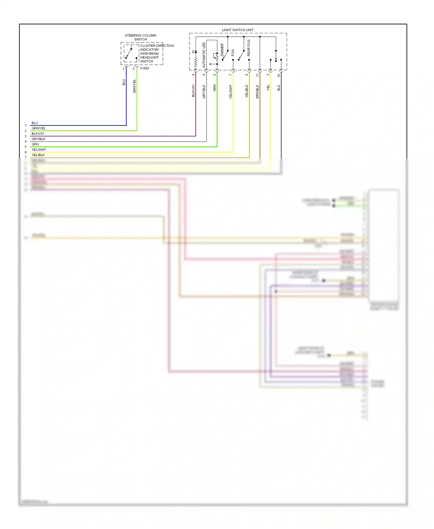 Wiring diagram yel/blu for BMW X6 E71 facelift (2012-2014) (13 of 33)