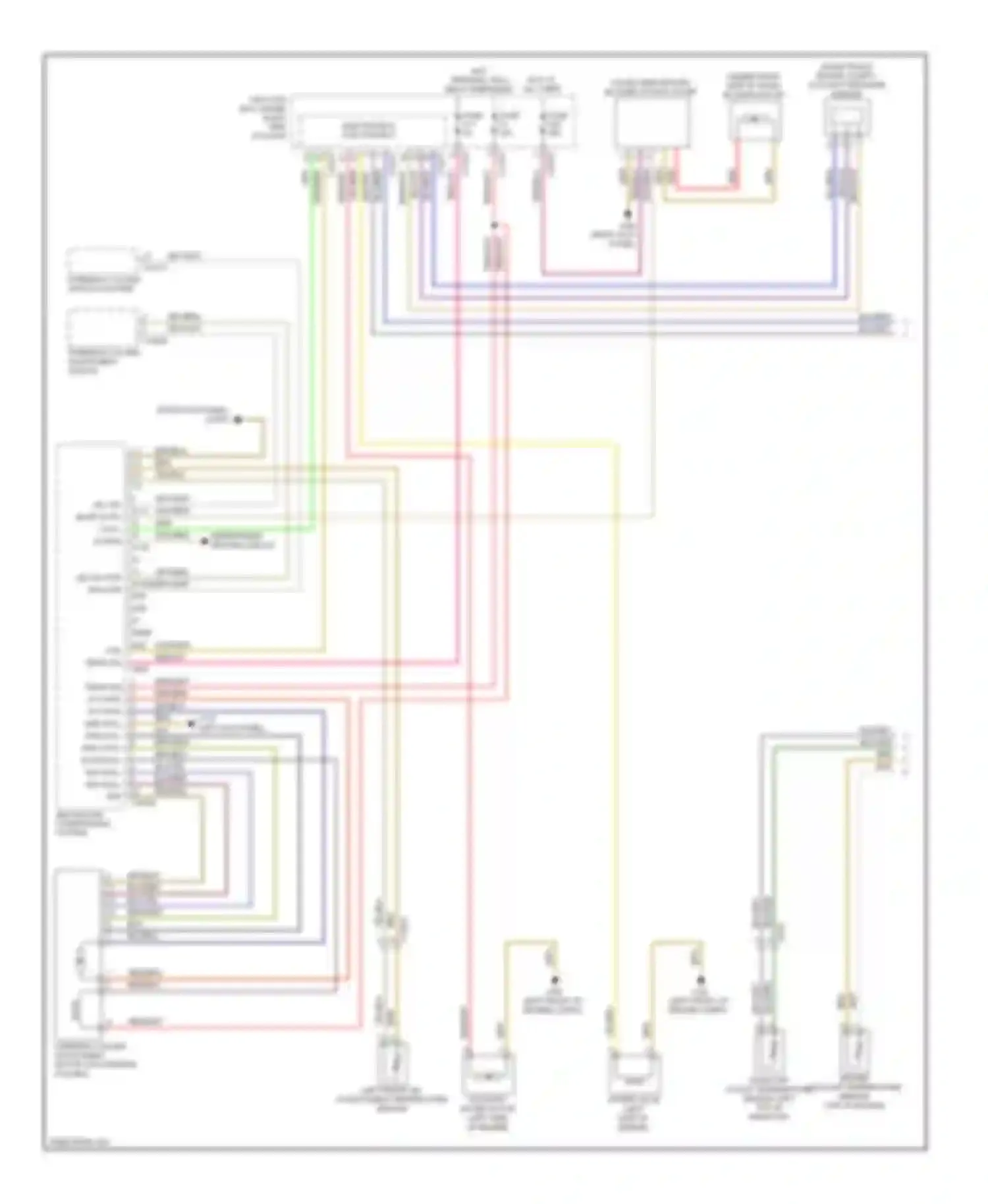 X6 BMW E71 (2007-2012): Automatic a/c circuit, basic (1 of 2)