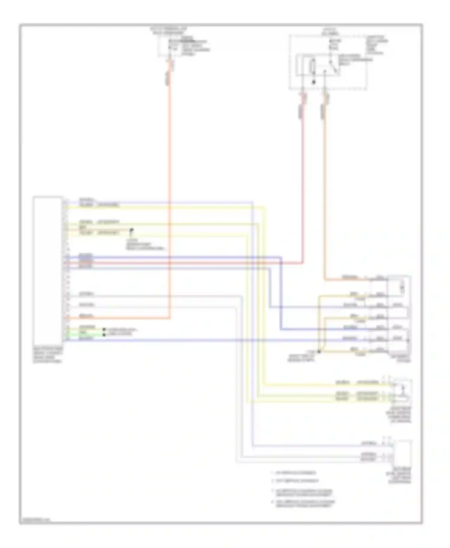 X6 BMW E71 (2007-2012): Air suspension circuit