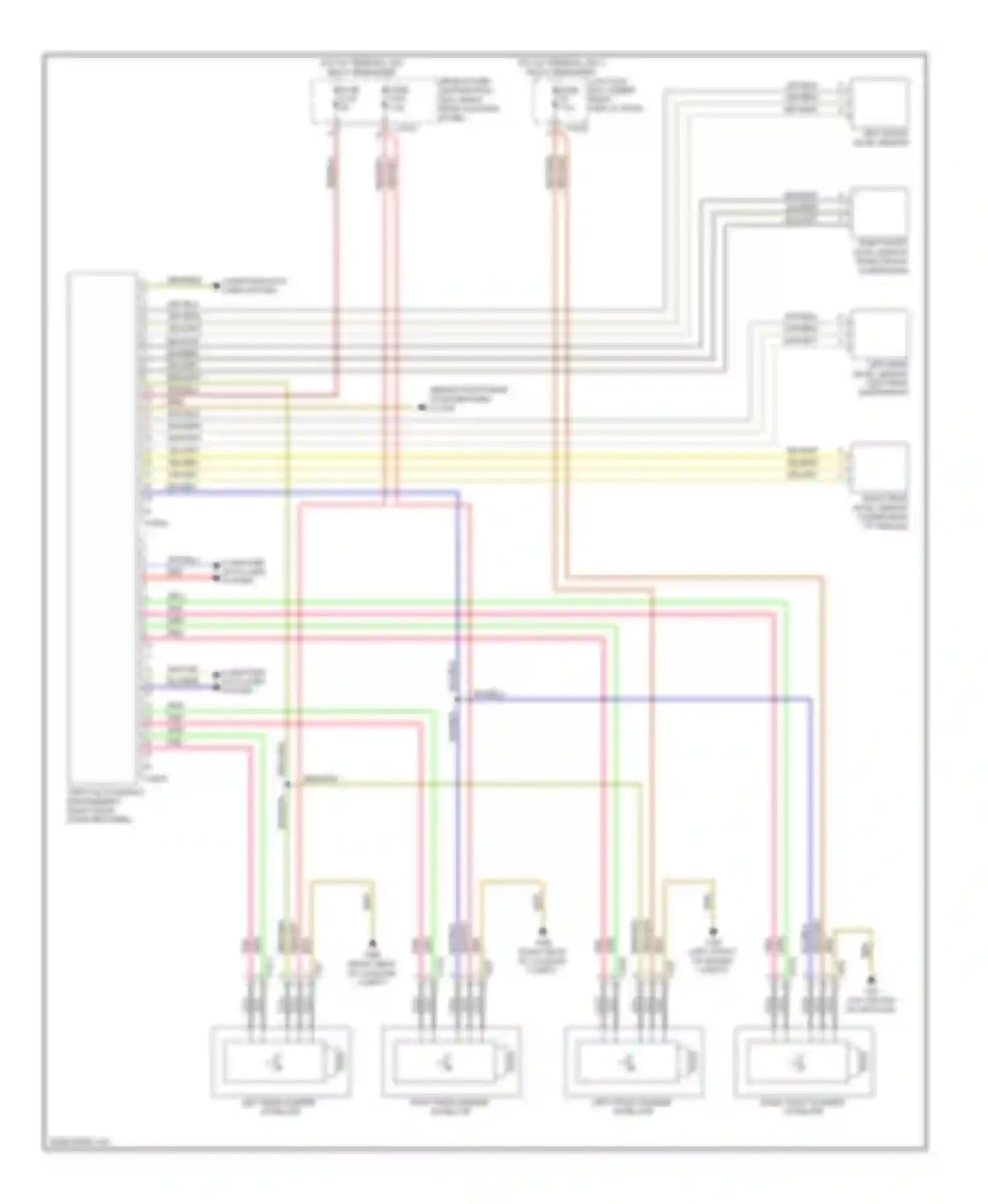 X6 BMW E71 (2007-2012): Electronic damper control circuit