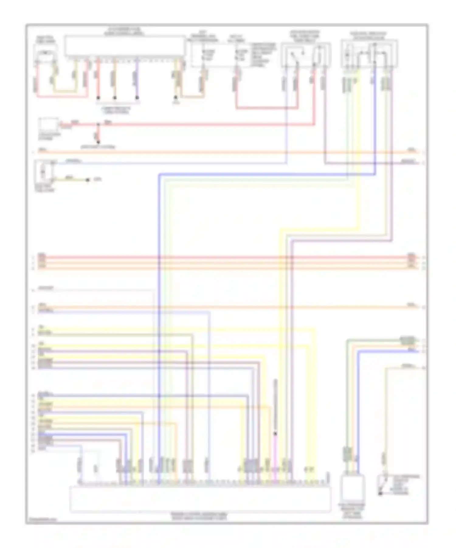 X6 BMW E71 (2007-2012): Wiring diagram engine performance 3.0l twin turbo (3 of 4)