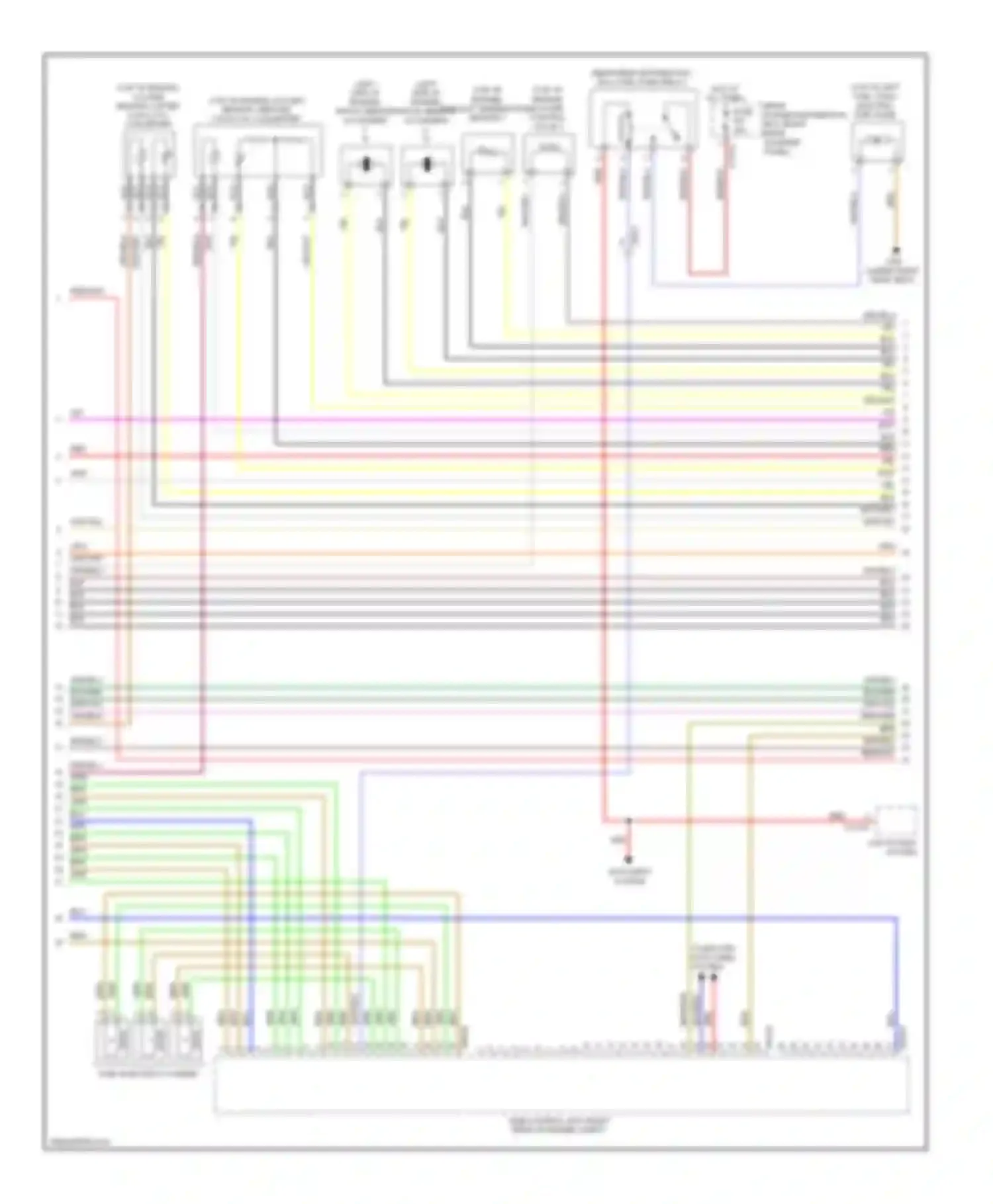 X6 BMW E71 (2007-2012): Wiring diagram engine performance 4.4l twin turbo (3 of 5)