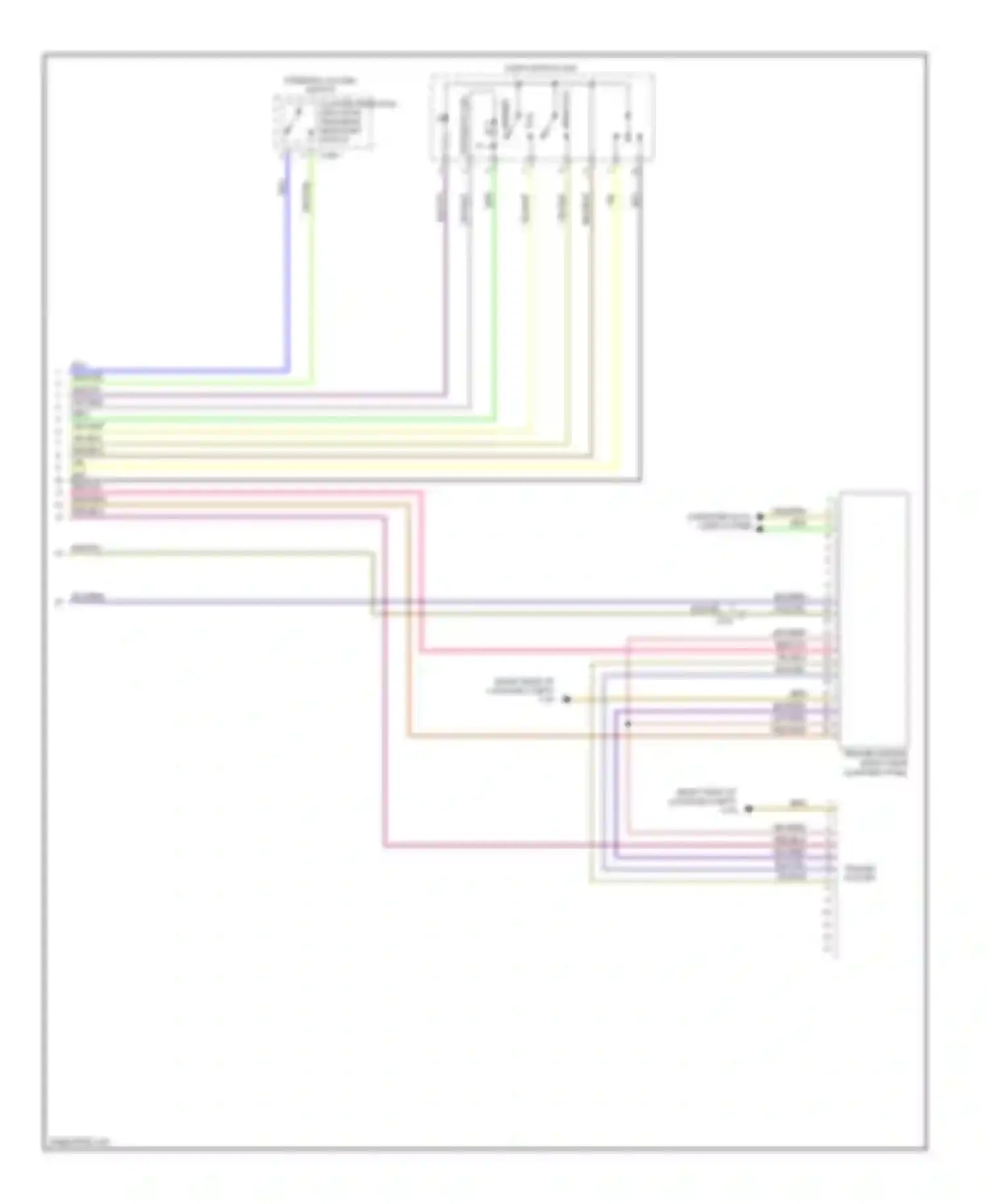X6 BMW E71 (2007-2012): Exterior lamps circuit (3 of 3)