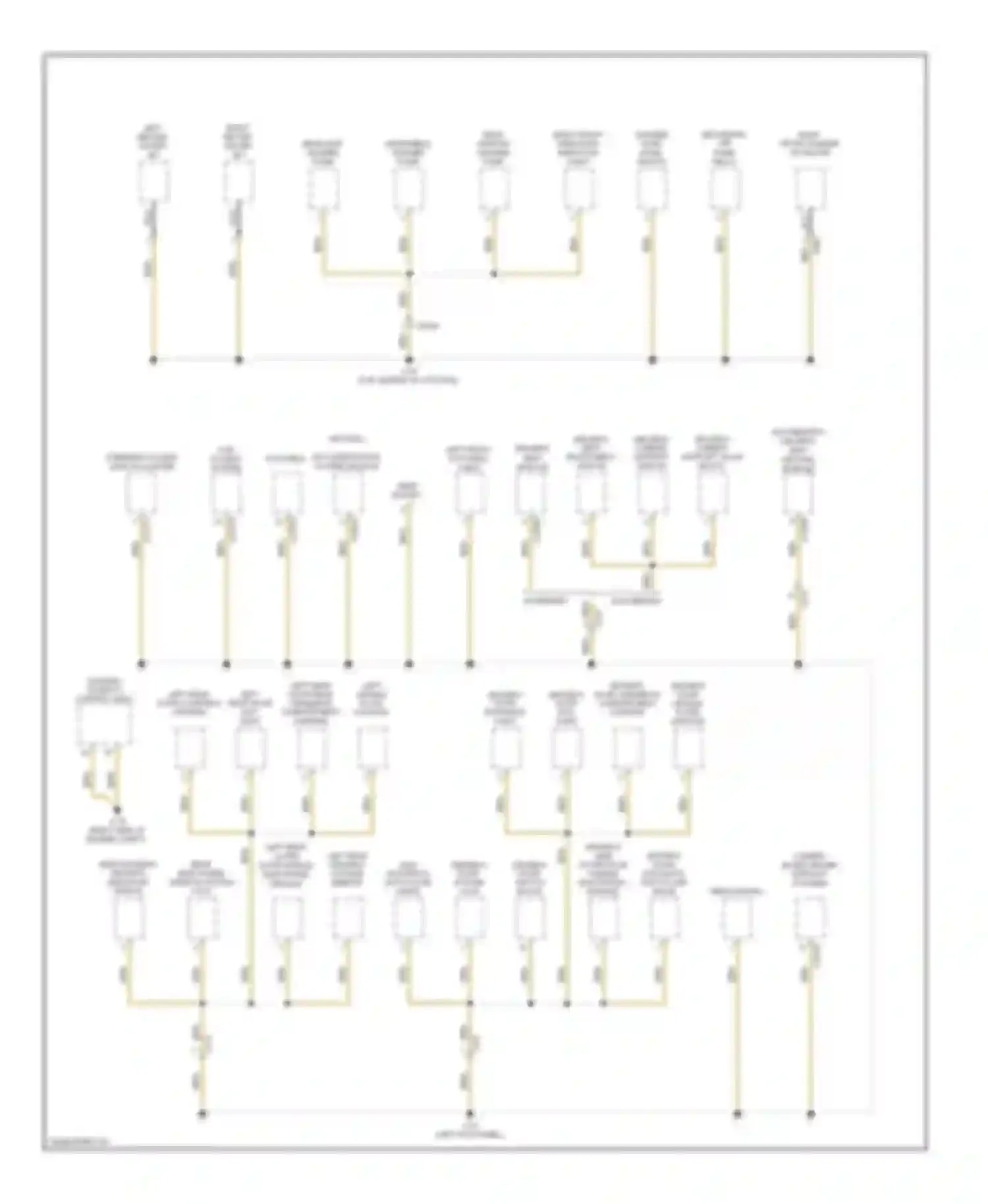 X6 BMW E71 (2007-2012): Ground distribution circuit (2 of 5)