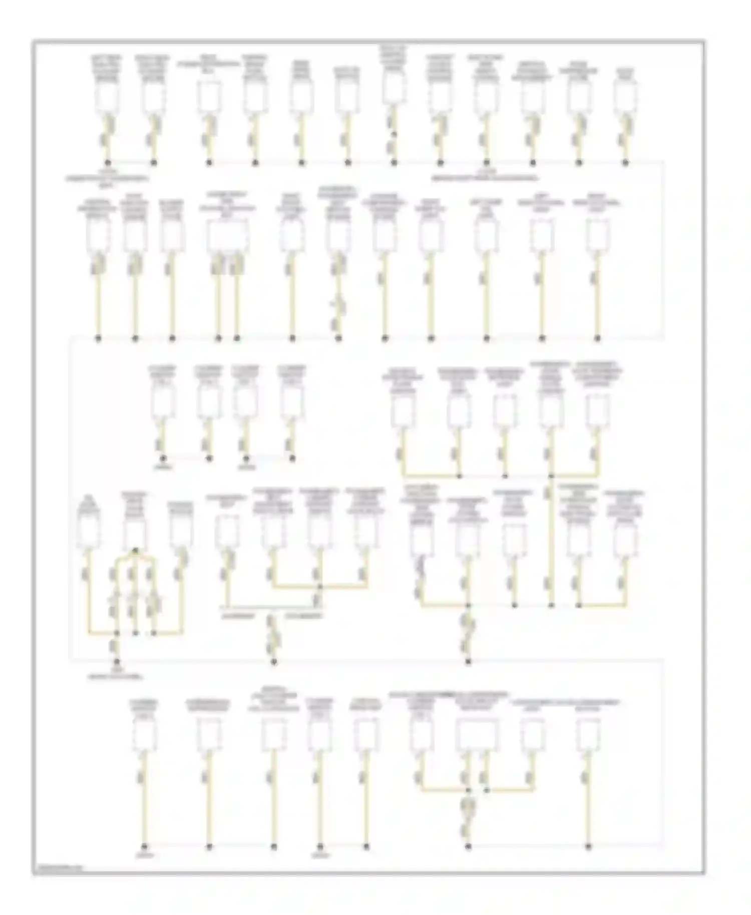X6 BMW E71 (2007-2012): Ground distribution circuit (4 of 5)