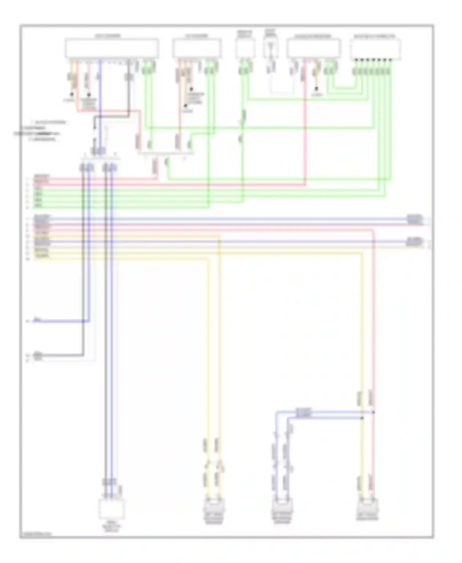 X6 BMW E71 (2007-2012): Navigation circuit, base (2 of 3)