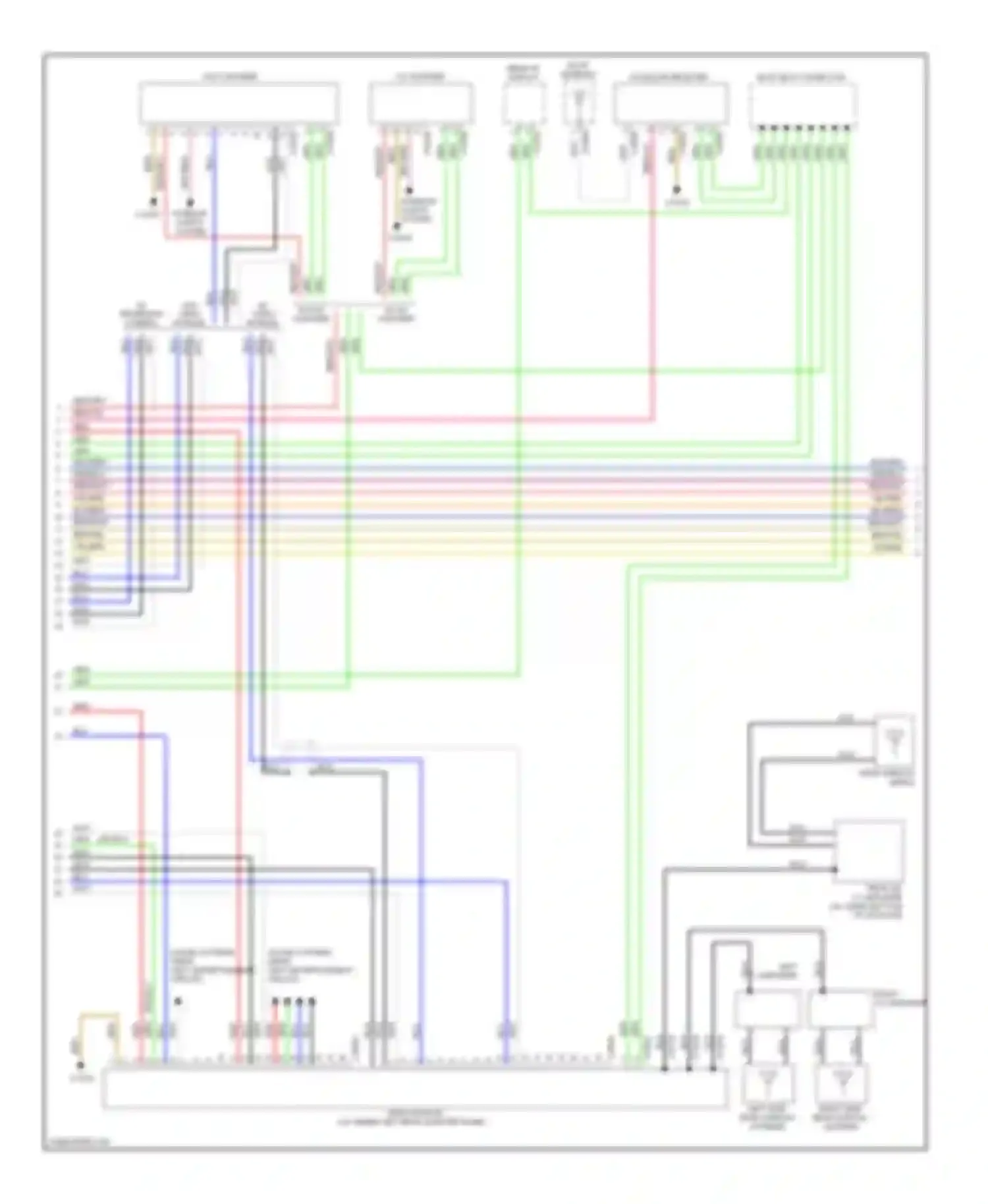 X6 BMW E71 (2007-2012): Navigation circuit, with ccc & m-ask (2 of 3)
