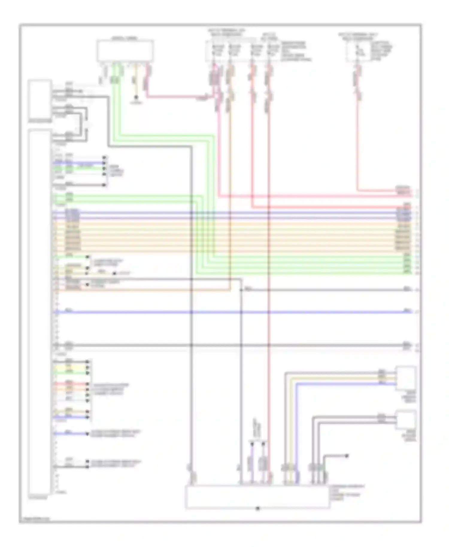 X6 BMW E71 (2007-2012): Navigation circuit, with ccc, m-ask & hifi radio (1 of 3)