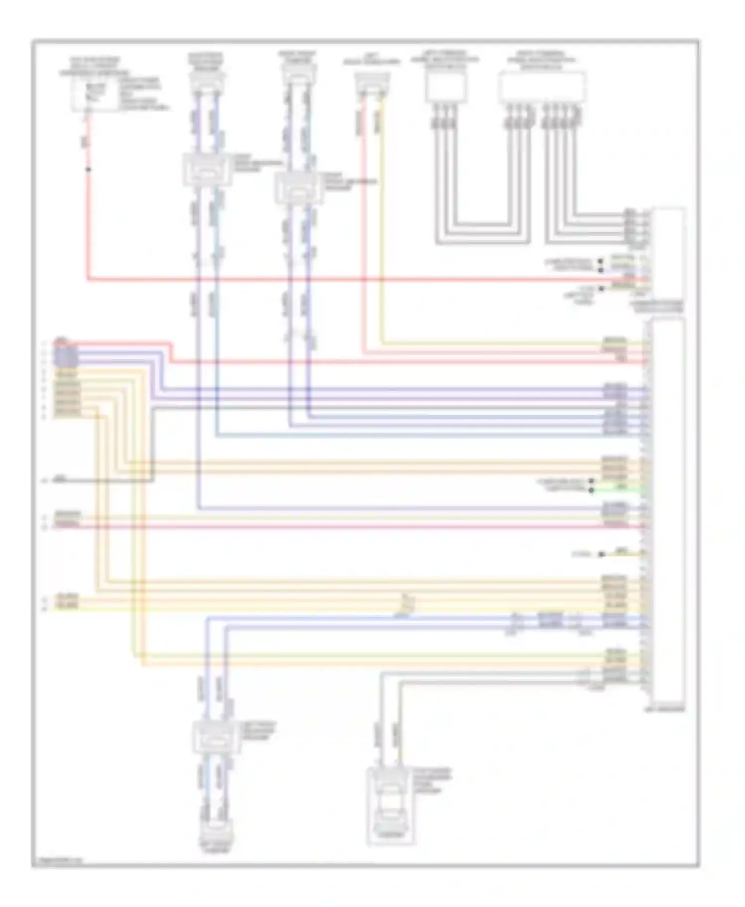 X6 BMW E71 (2007-2012): Navigation circuit, with ccc, m-ask & hifi radio (3 of 3)