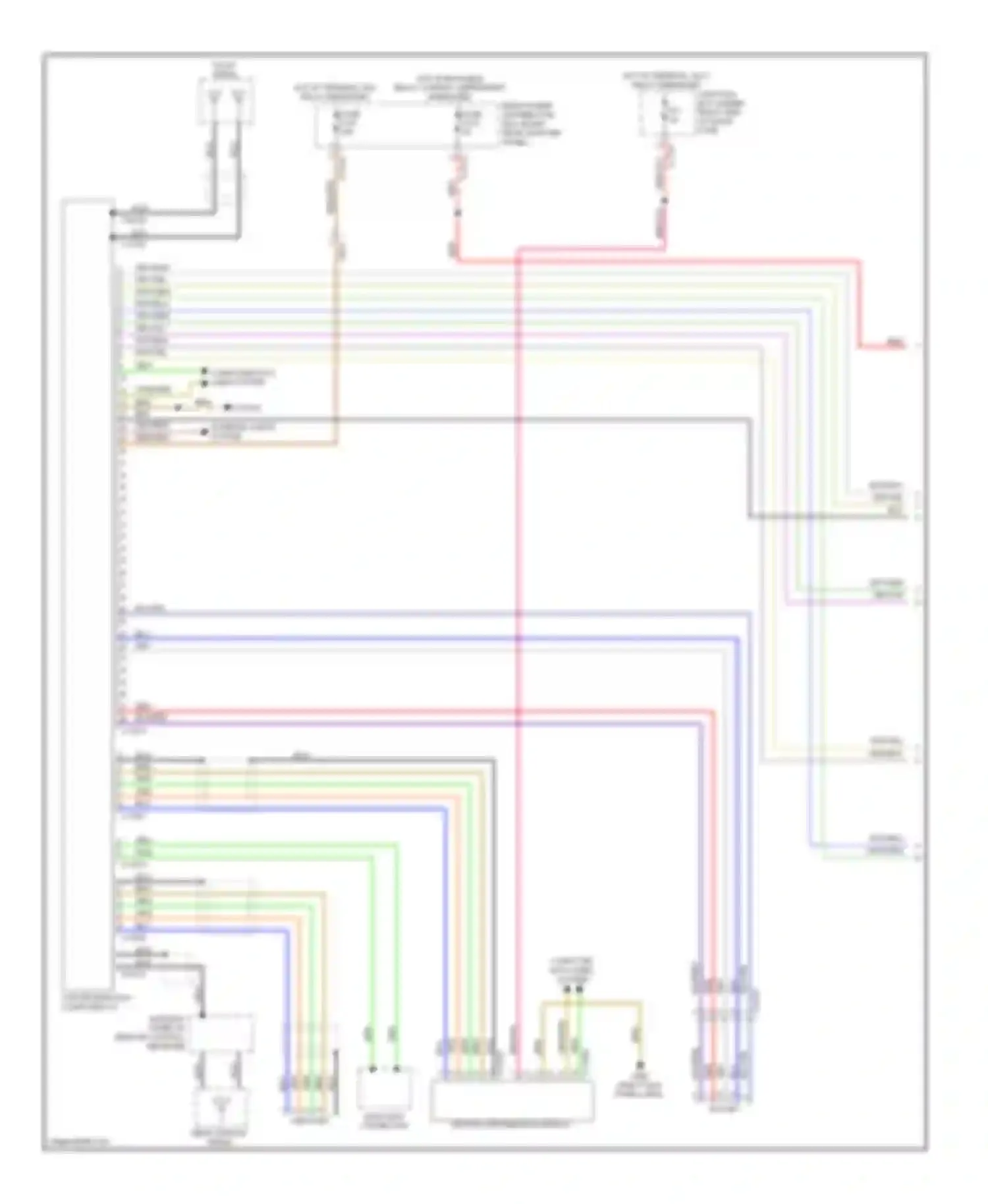 X6 BMW E71 (2007-2012): Navigation circuit, with cic & hifi radio (1 of 2)