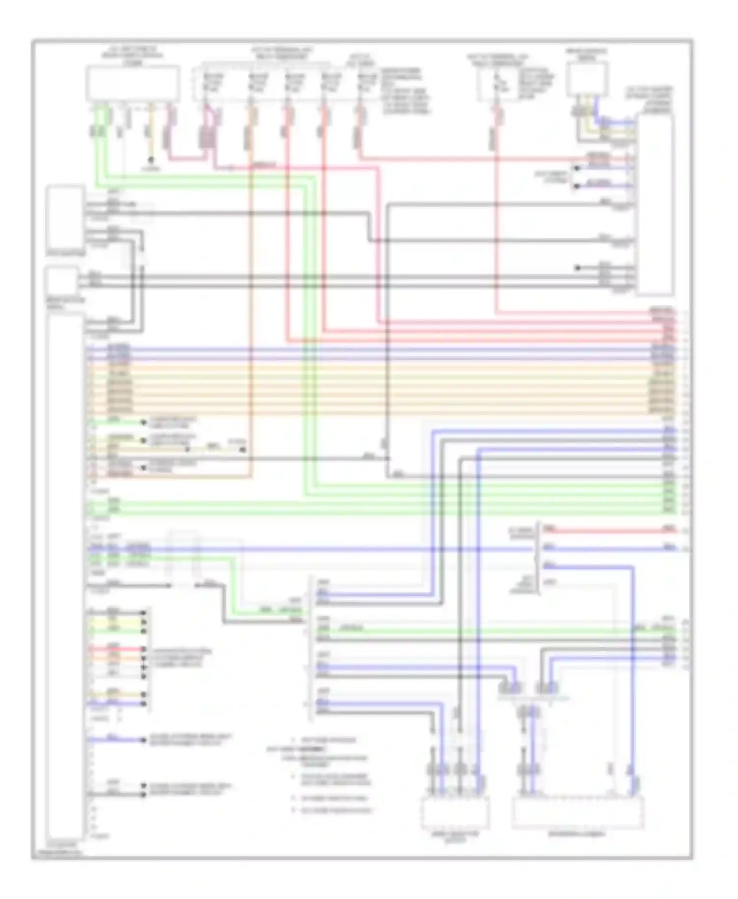 X6 BMW E71 (2007-2012): Navigation circuit, without cic & with hifi radio (1 of 3)