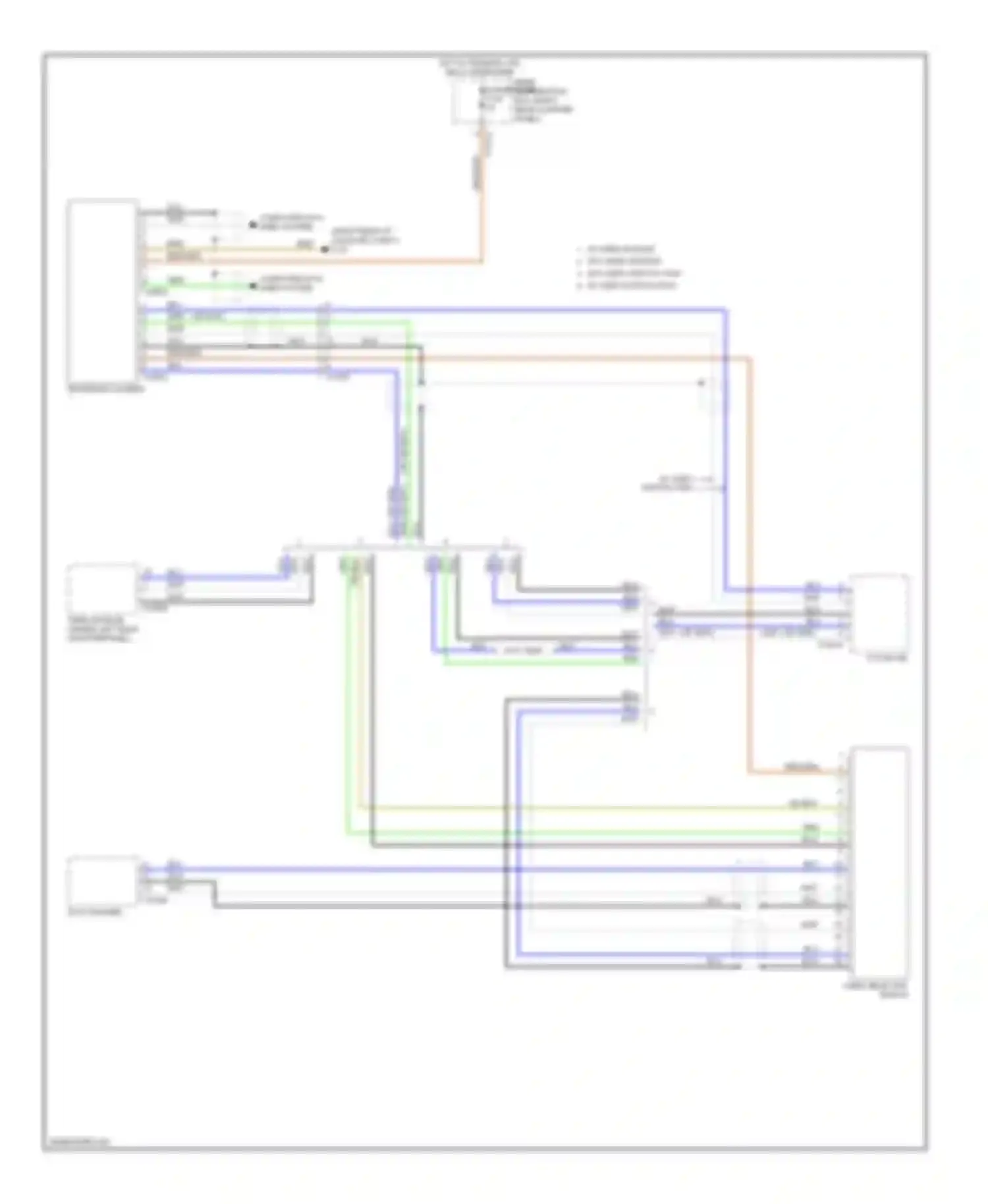 X6 BMW E71 (2007-2012): Rear camera circuit