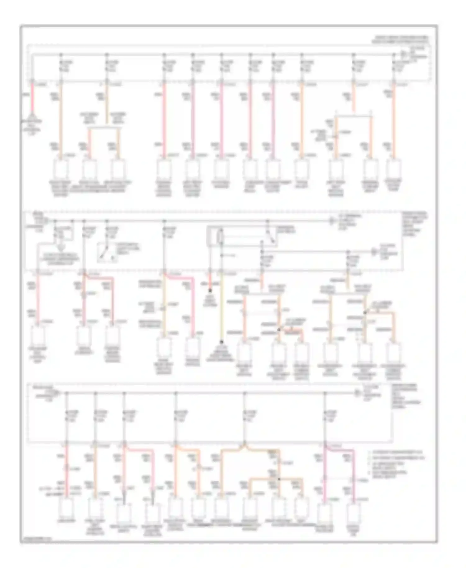 X6 BMW E71 (2007-2012): Power distribution circuit (3 of 5)