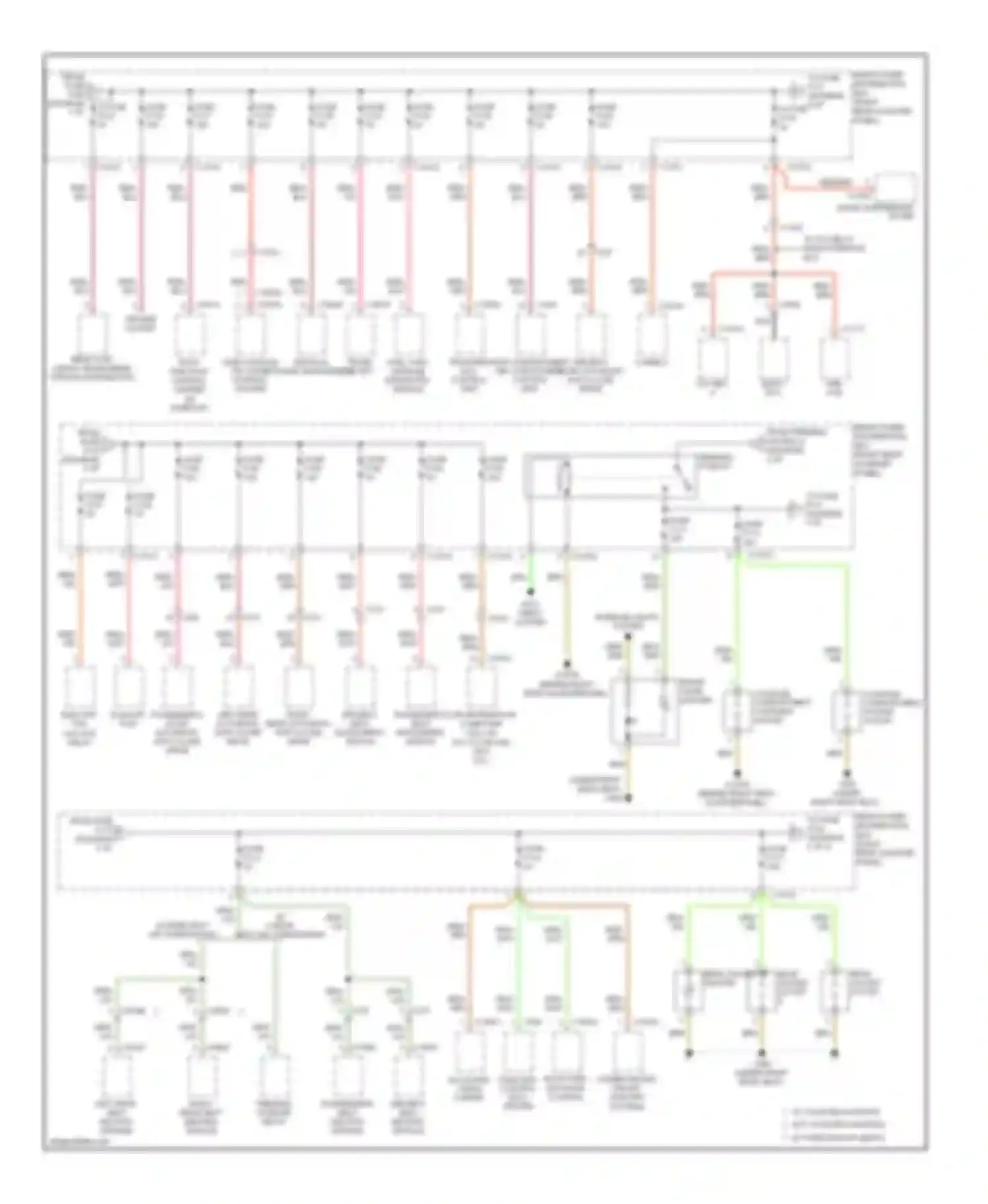 X6 BMW E71 (2007-2012): Power distribution circuit (4 of 5)