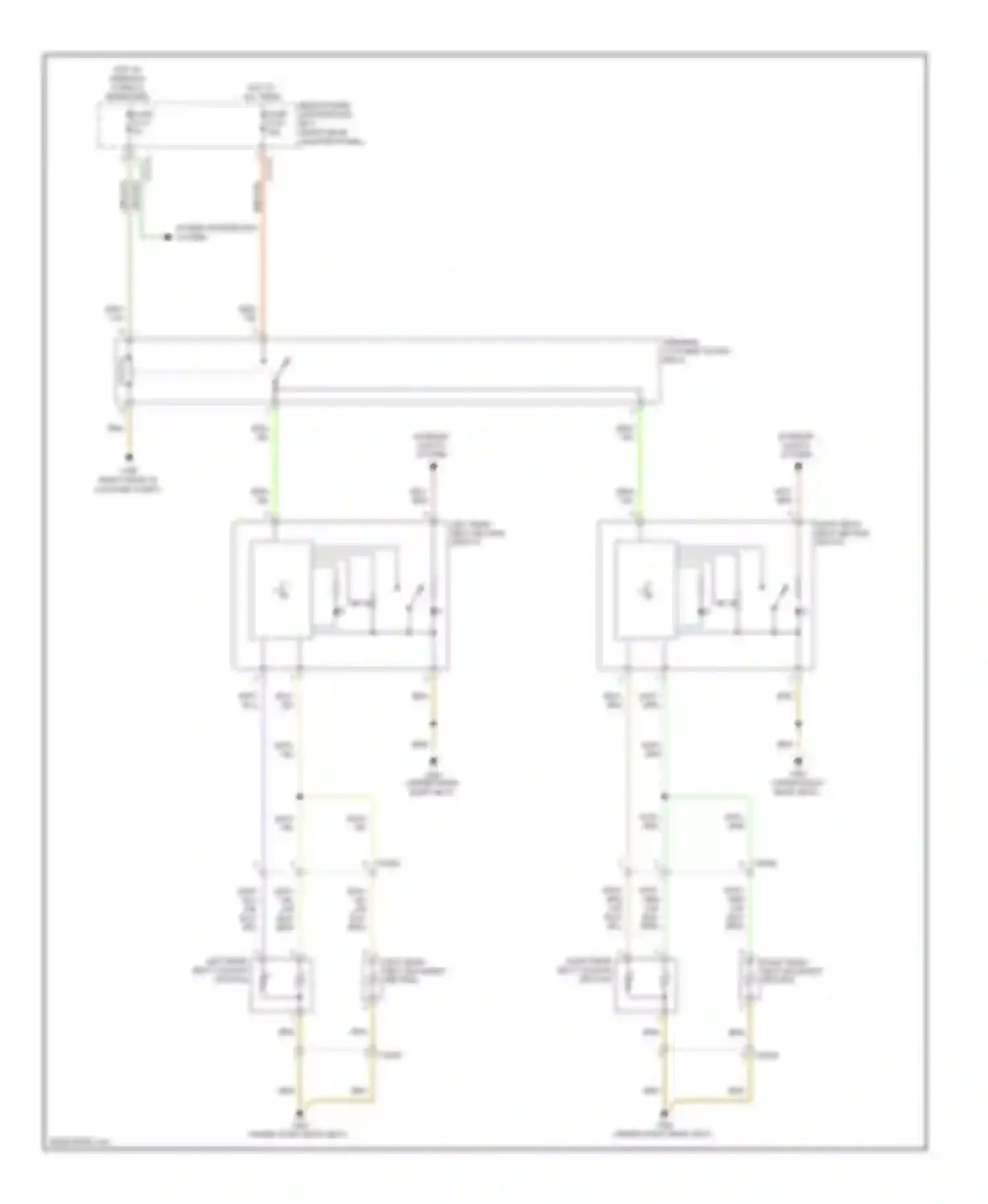 X6 BMW E71 (2007-2012): Rear heated seats circuit, without rear a/c