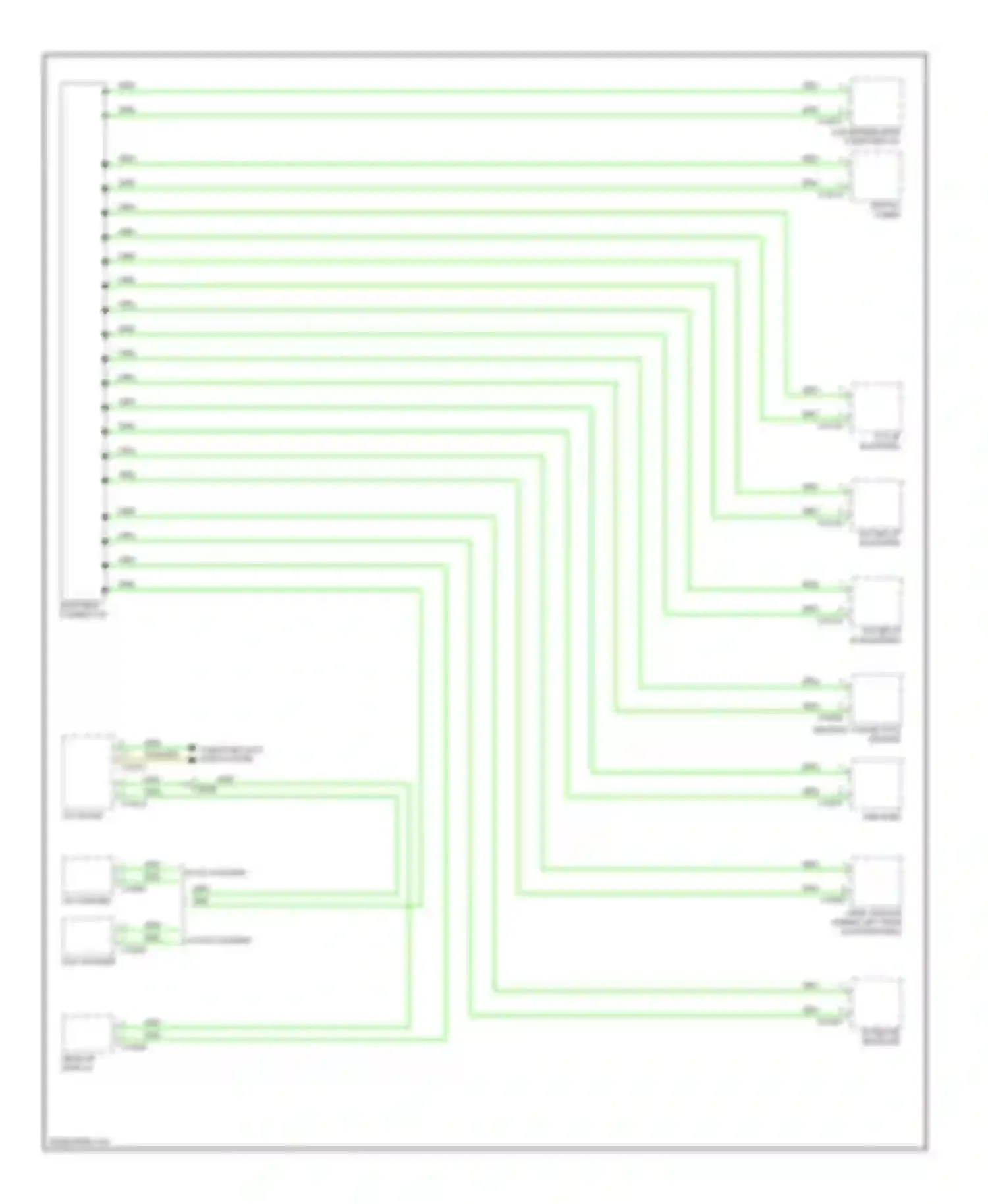 X6 BMW E71 (2007-2012): Most data bus circuit