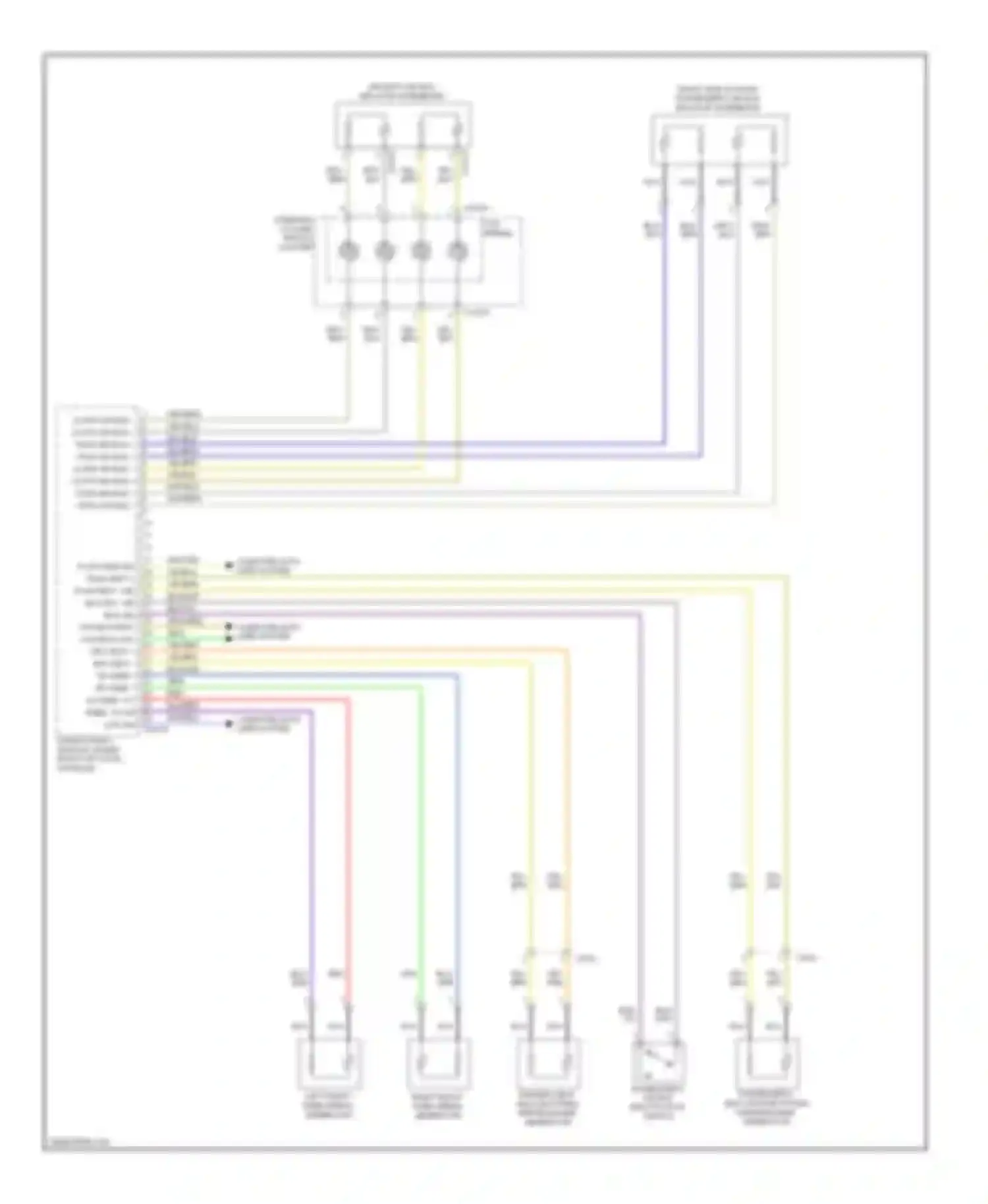 X6 BMW E71 (2007-2012): Supplemental restraints circuit (1 of 3)