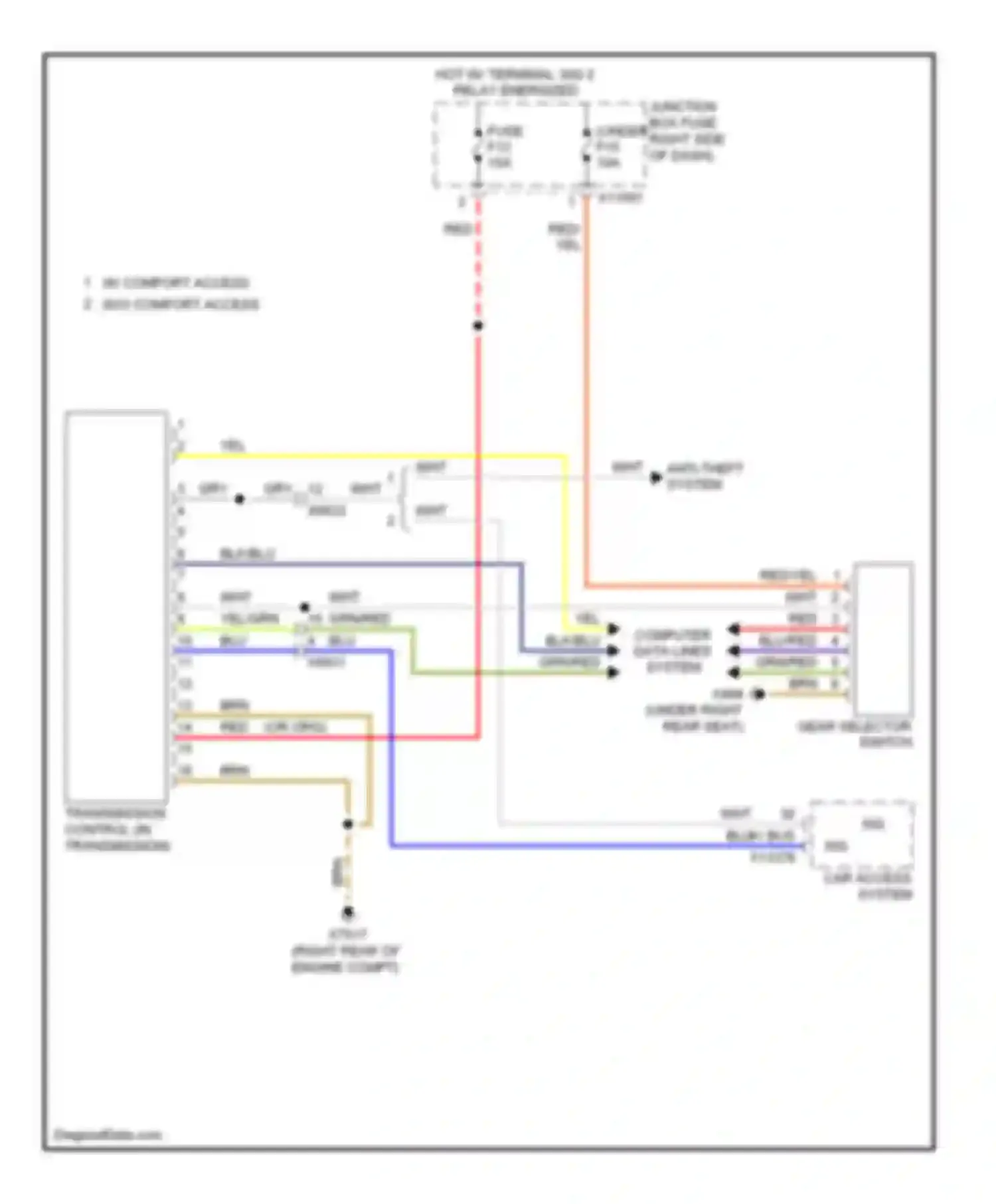 X6 BMW E71 (2007-2012): A/t circuit