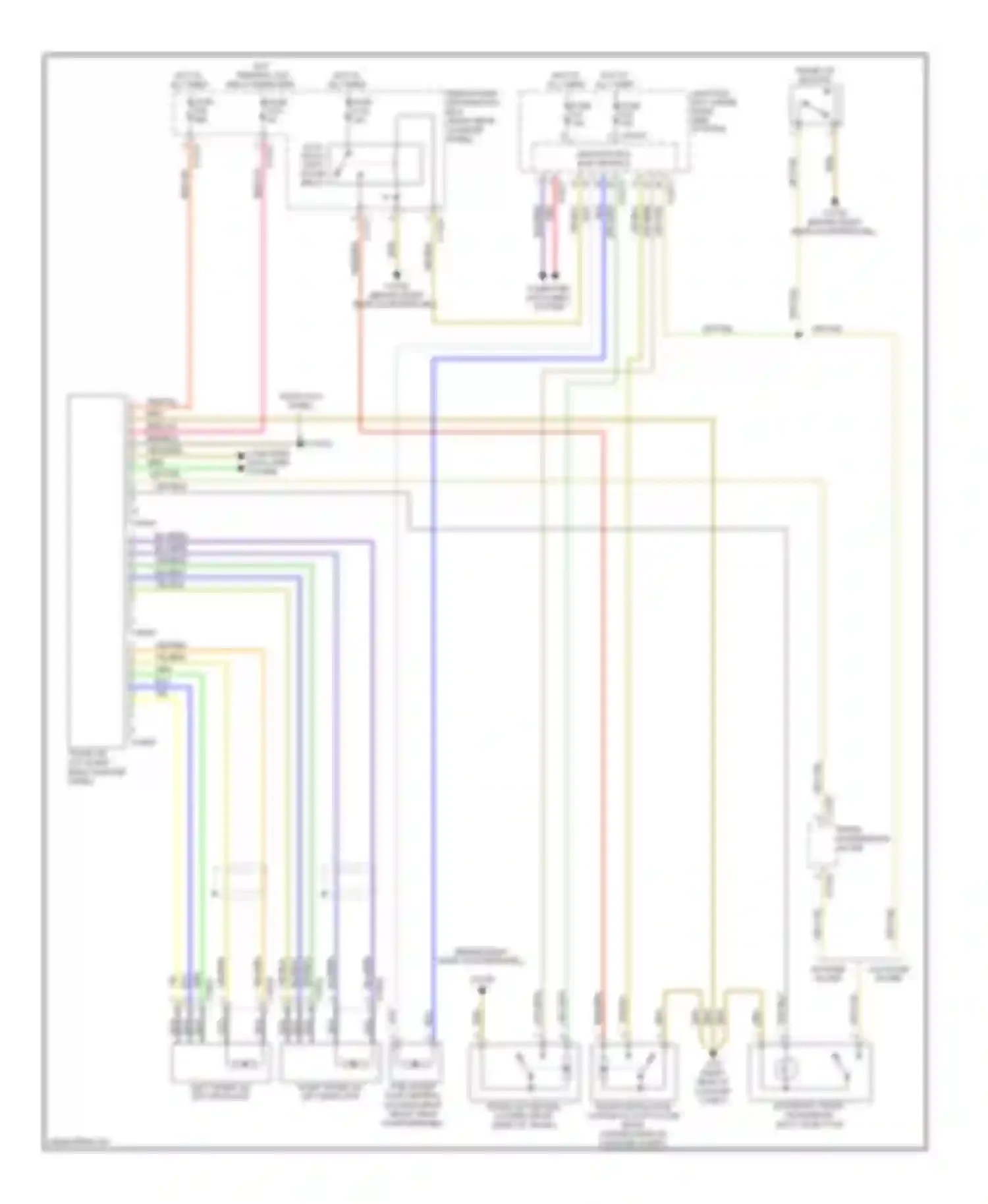 X6 BMW E71 (2007-2012): Trunk & fuel door release circuit