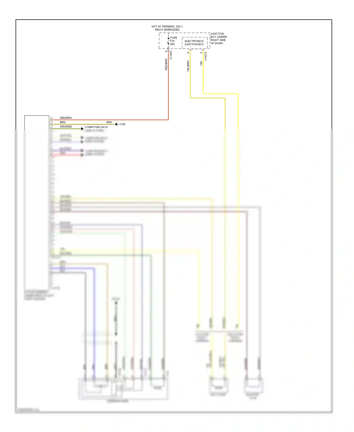 Wiring diagram blk/red for BMW X6 E71 (2007-2012) (5 of 21)