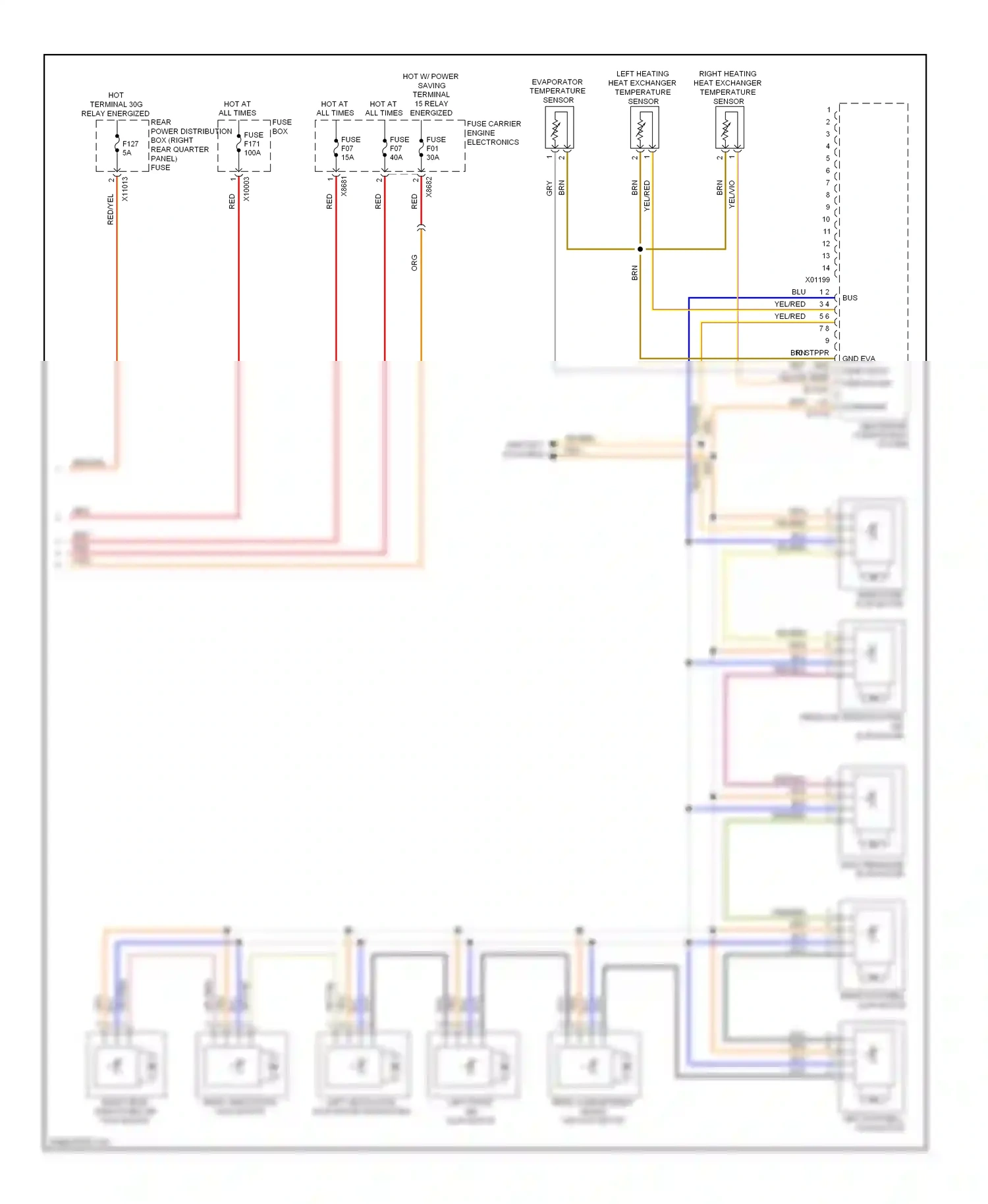 Wiring diagram blu for BMW X6 E71 (2007-2012) (5 of 103)
