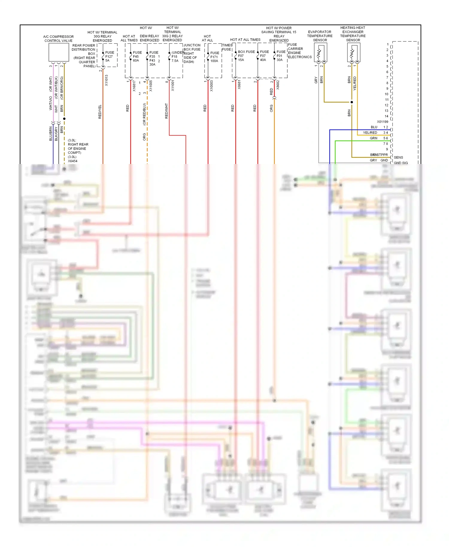 Wiring diagram blu for BMW X6 E71 (2007-2012) (4 of 103)