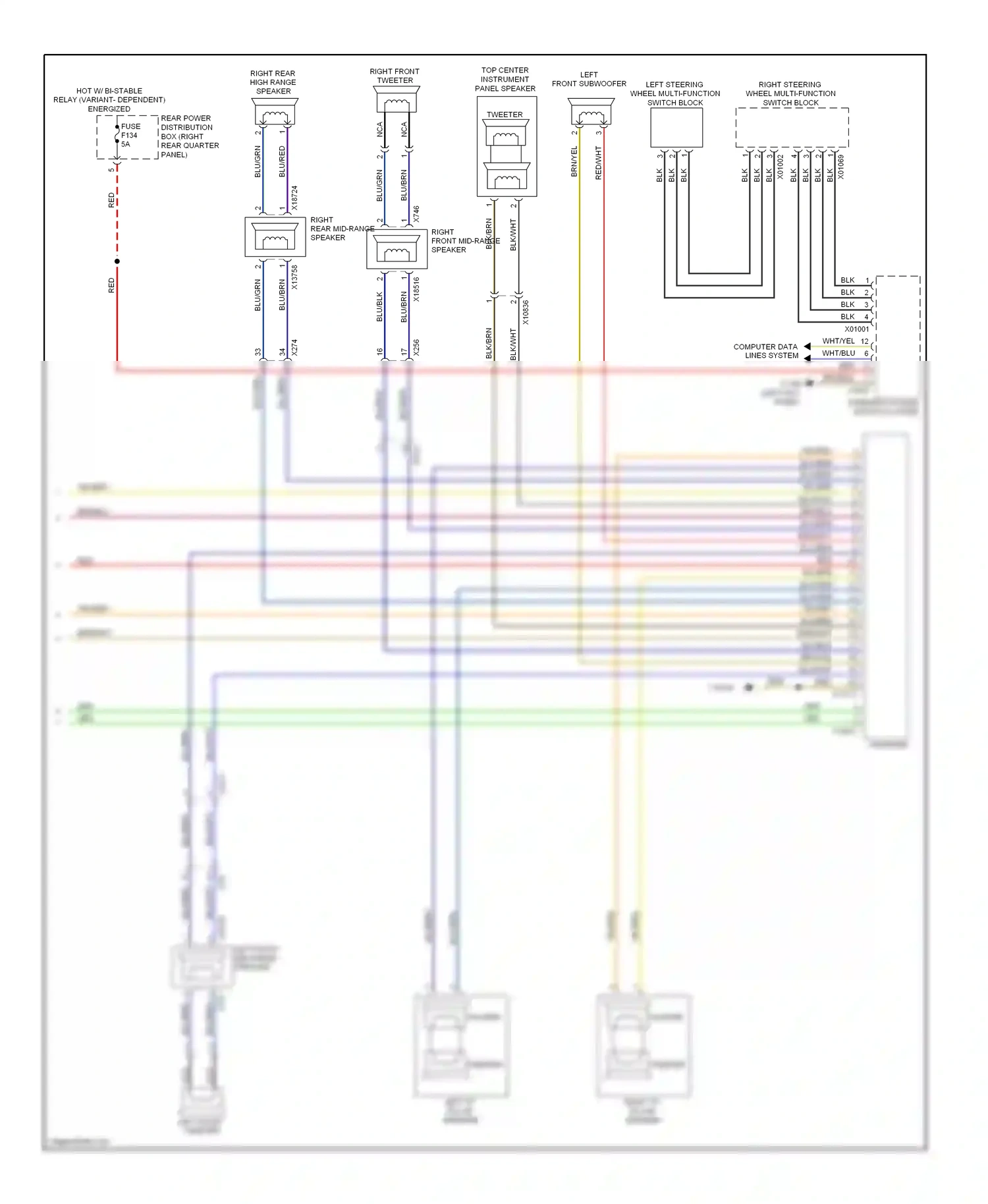 Wiring diagram blu/brn for BMW X6 E71 (2007-2012) (64 of 64)