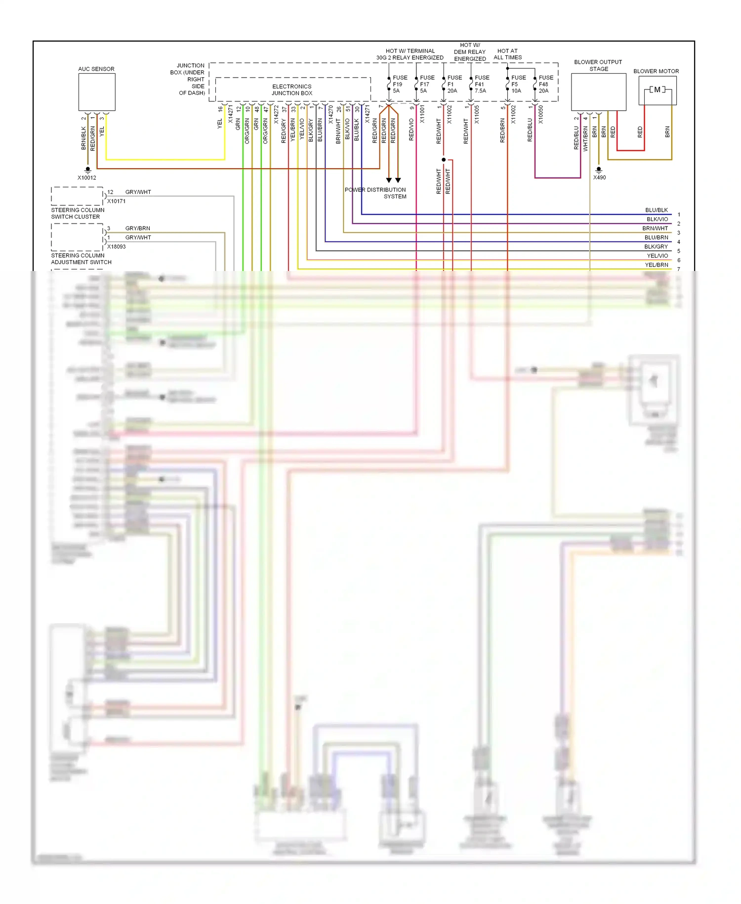 Wiring diagram blu/gry for BMW X6 E71 (2007-2012) (3 of 13)
