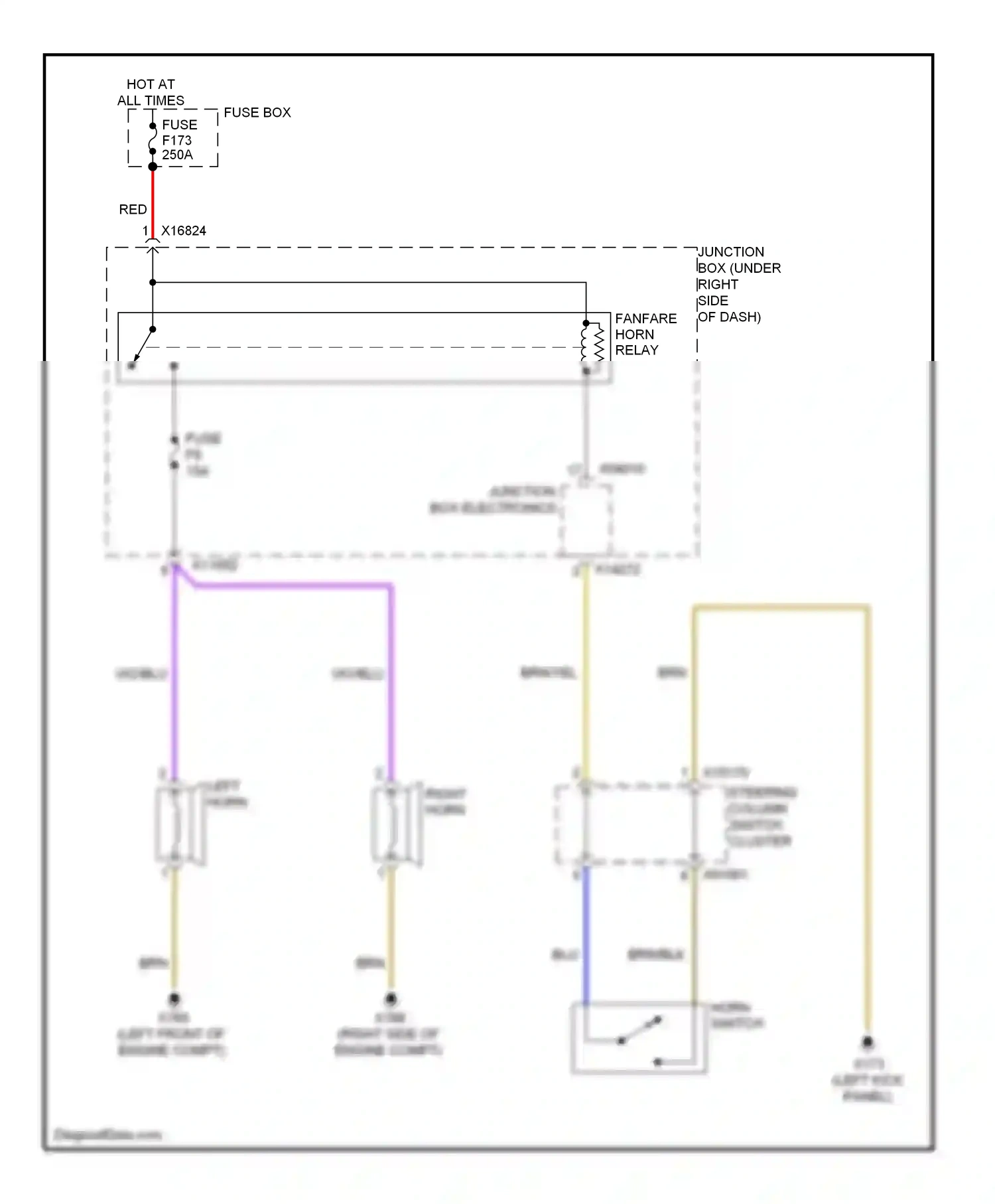 Wiring diagram brn/blk for BMW X6 E71 (2007-2012) (27 of 63)
