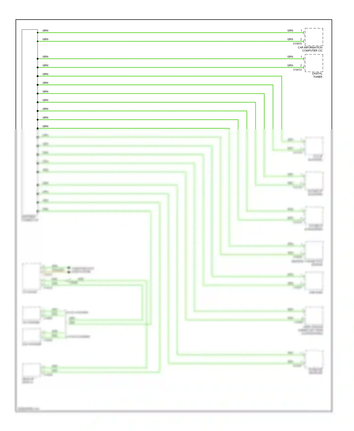Wiring diagram car information computer cic for BMW X6 E71 (2007-2012) (3 of 6)