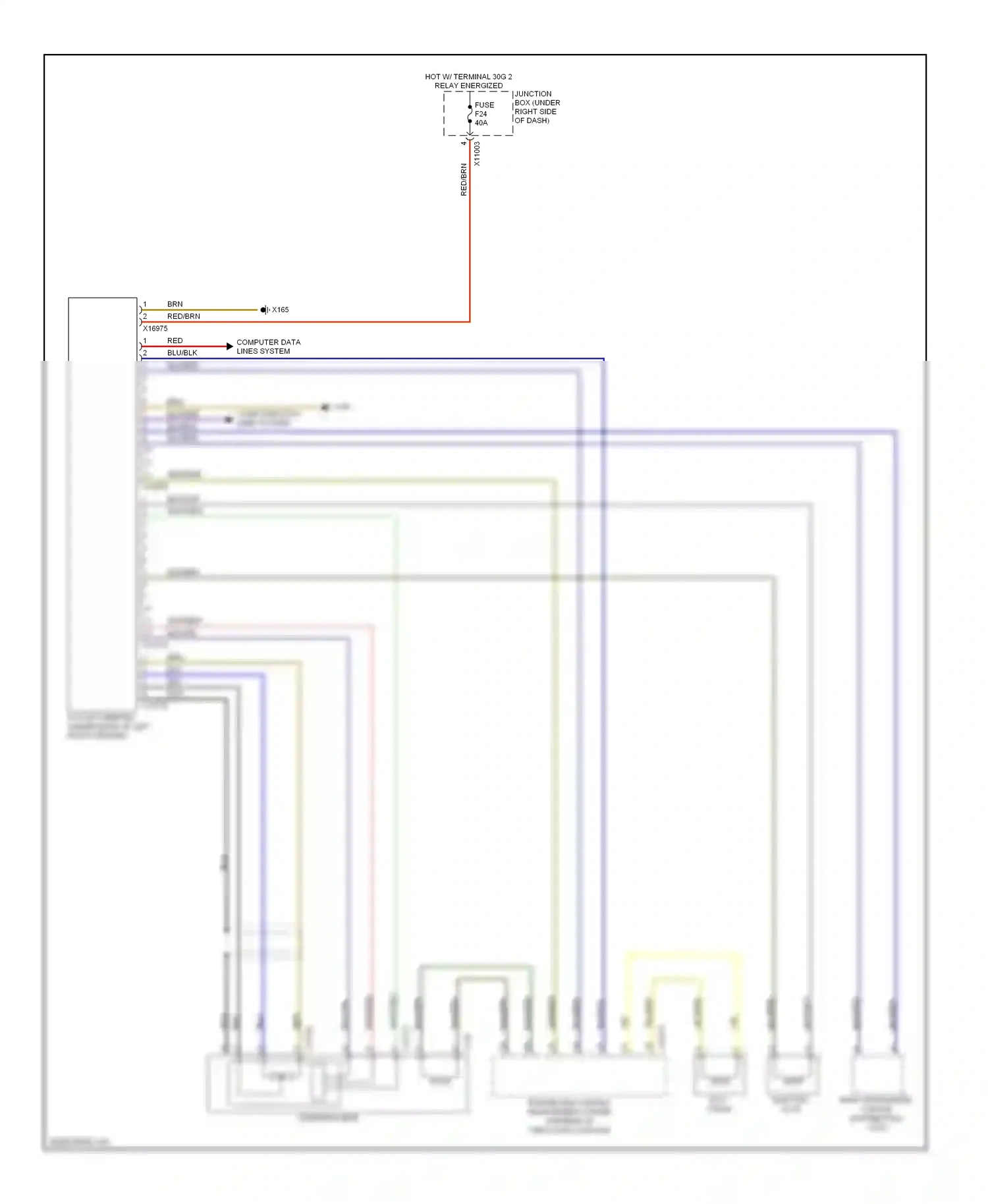 Wiring diagram computer data lines system for BMW X6 E71 (2007-2012) (76 of 98)